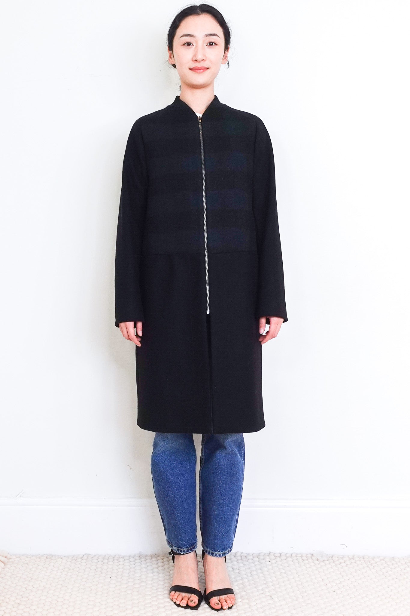 joseph-navy-bjorg-and-felt-blurred-check-jacket-front-picture-chelsea-london