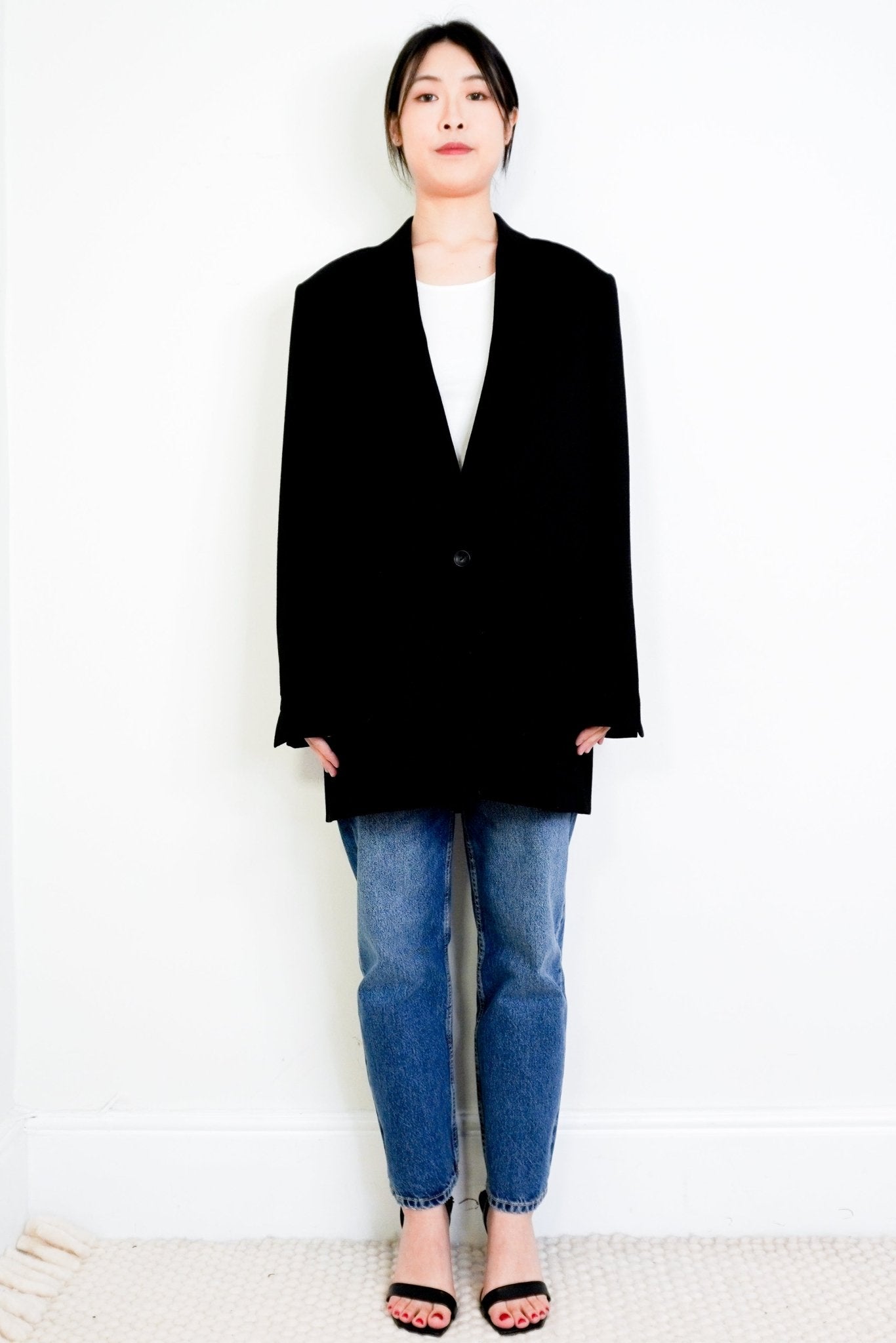 LA COLLECTION Black Blazer RRP £925 | Authentic Preloved - Reloved Again