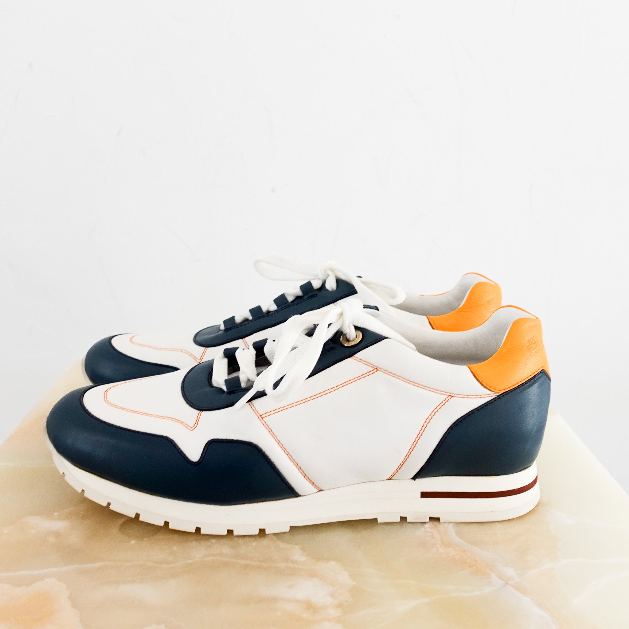 Loro Piana Leather Trainers RRP £800 | Authentic Preloved - Reloved Again