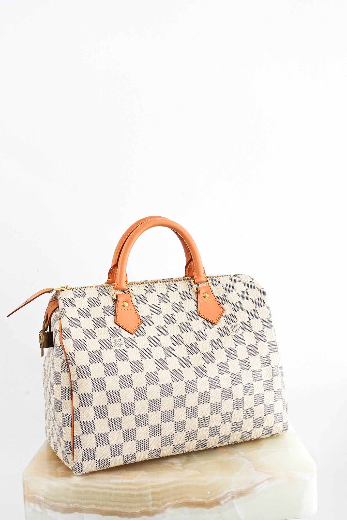 Louis Vuitton Damier Azur Speedy 30 Bag RRP £1390 | Authentic Preloved - Reloved Again
