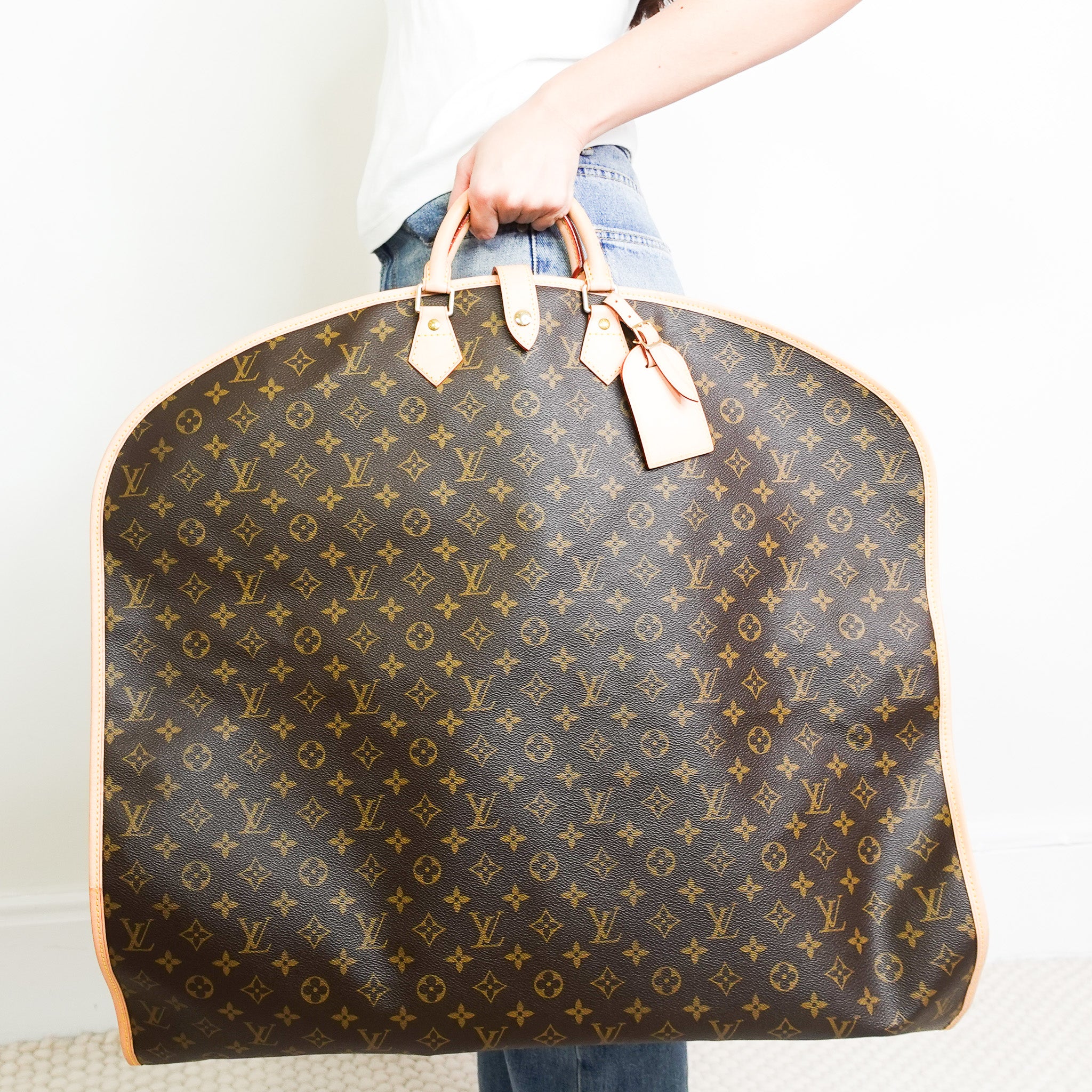 Louis Vuitton Leather Suit Carrier RRP £2,000 | Authentic Preloved - Reloved Again