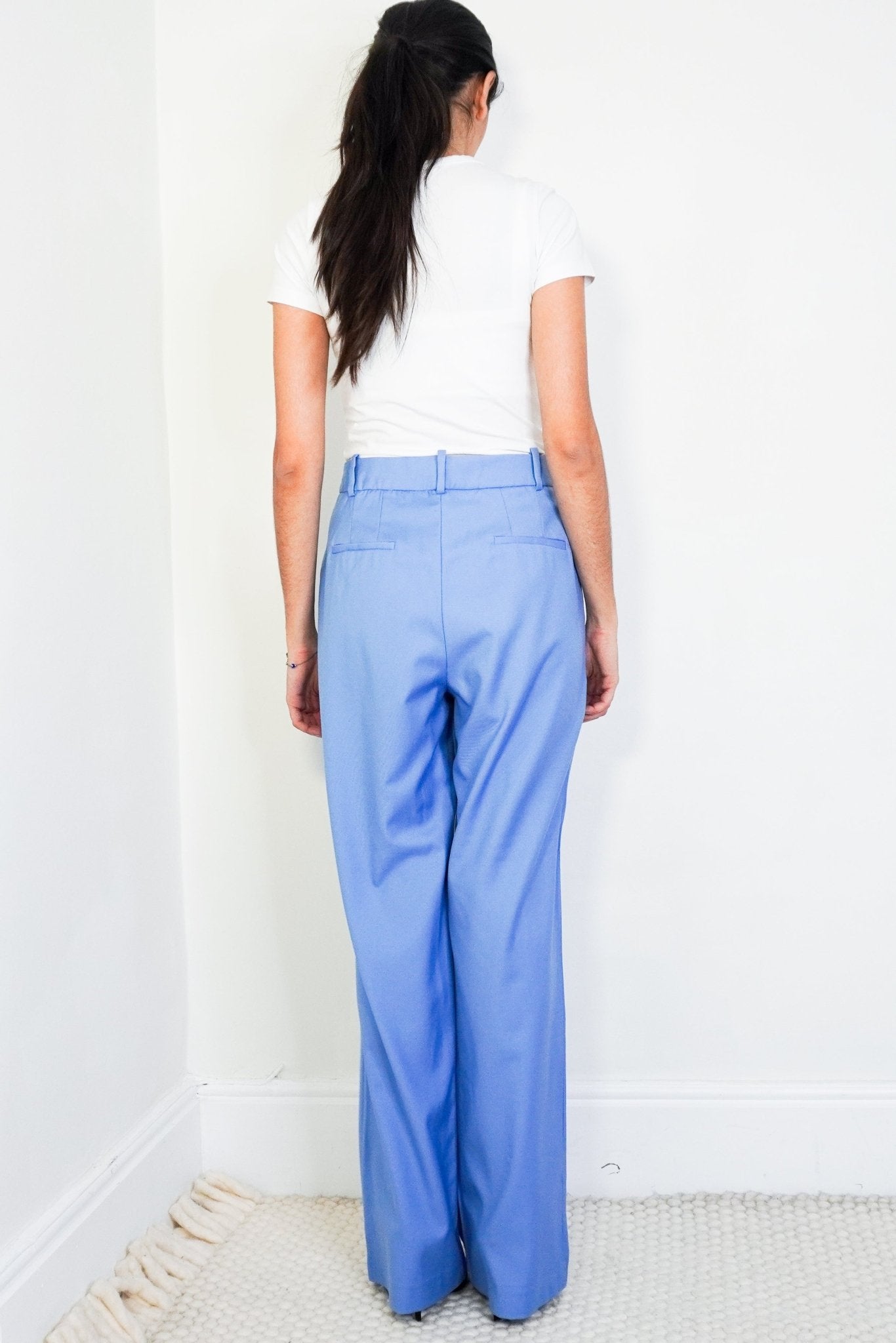 Loulou Studio Blue Trousers RRP £315 | Authentic Preloved - Reloved Again