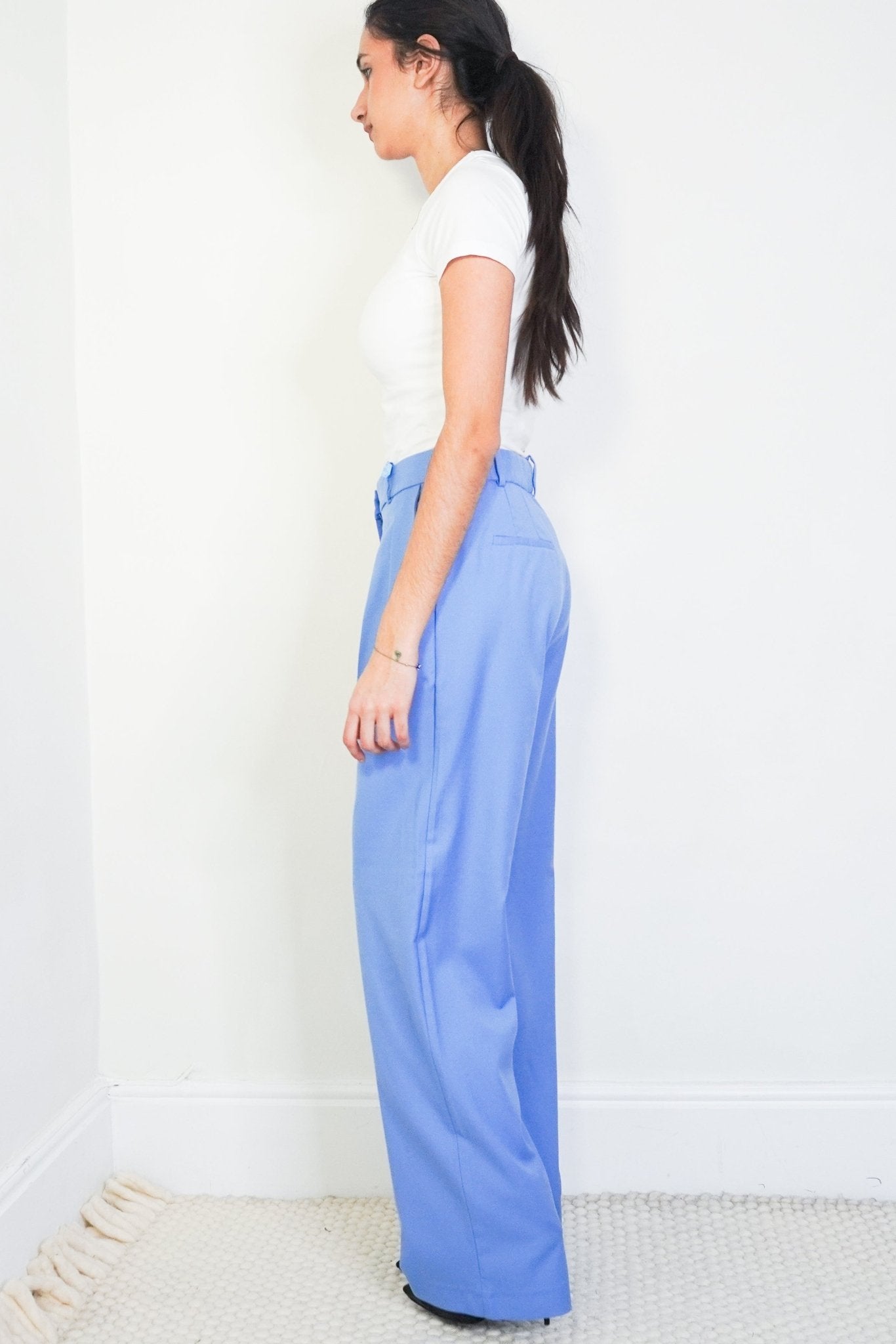 Loulou Studio Blue Trousers RRP £315 | Authentic Preloved - Reloved Again