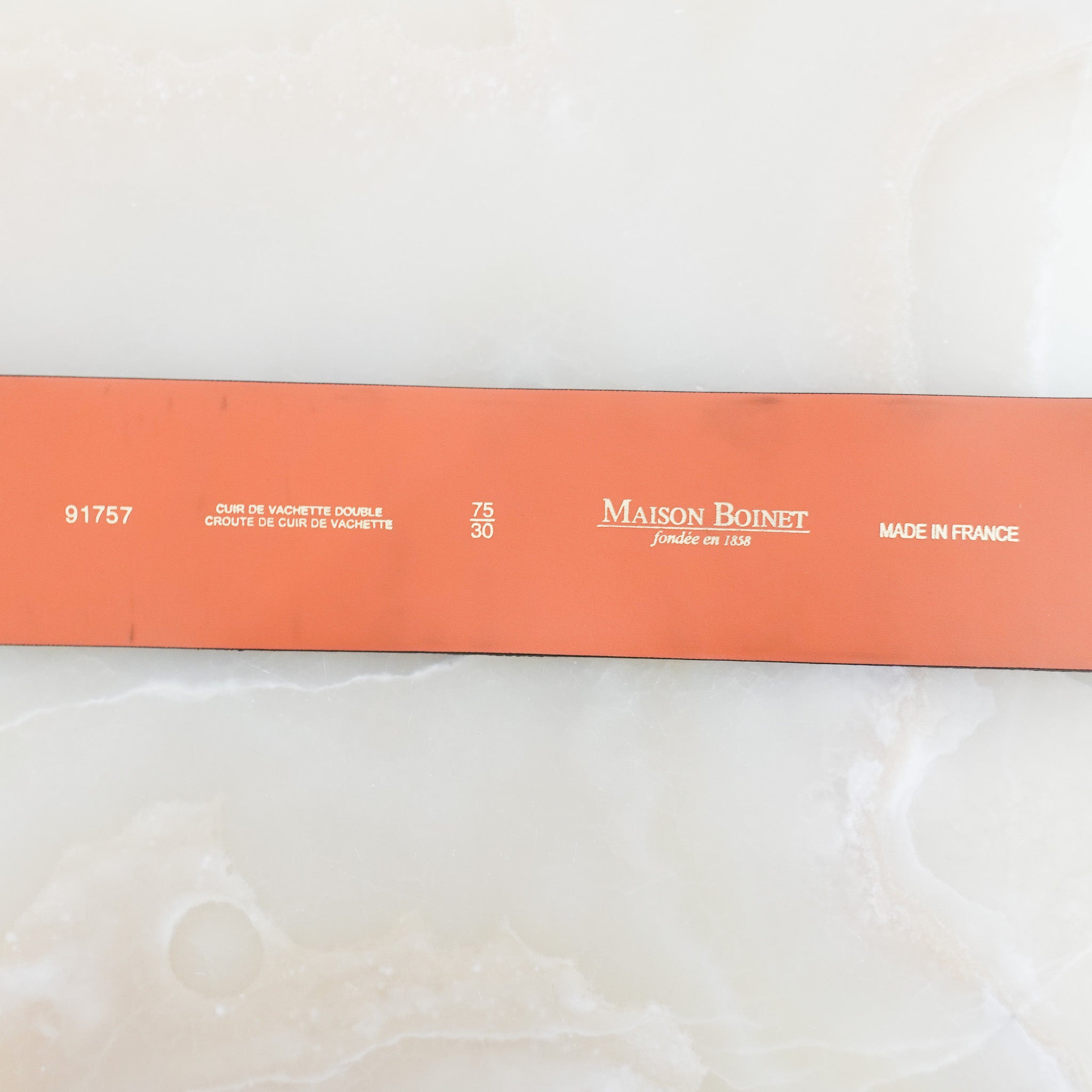 maison-boinet-suede-belt-label-picture-chelsea-london