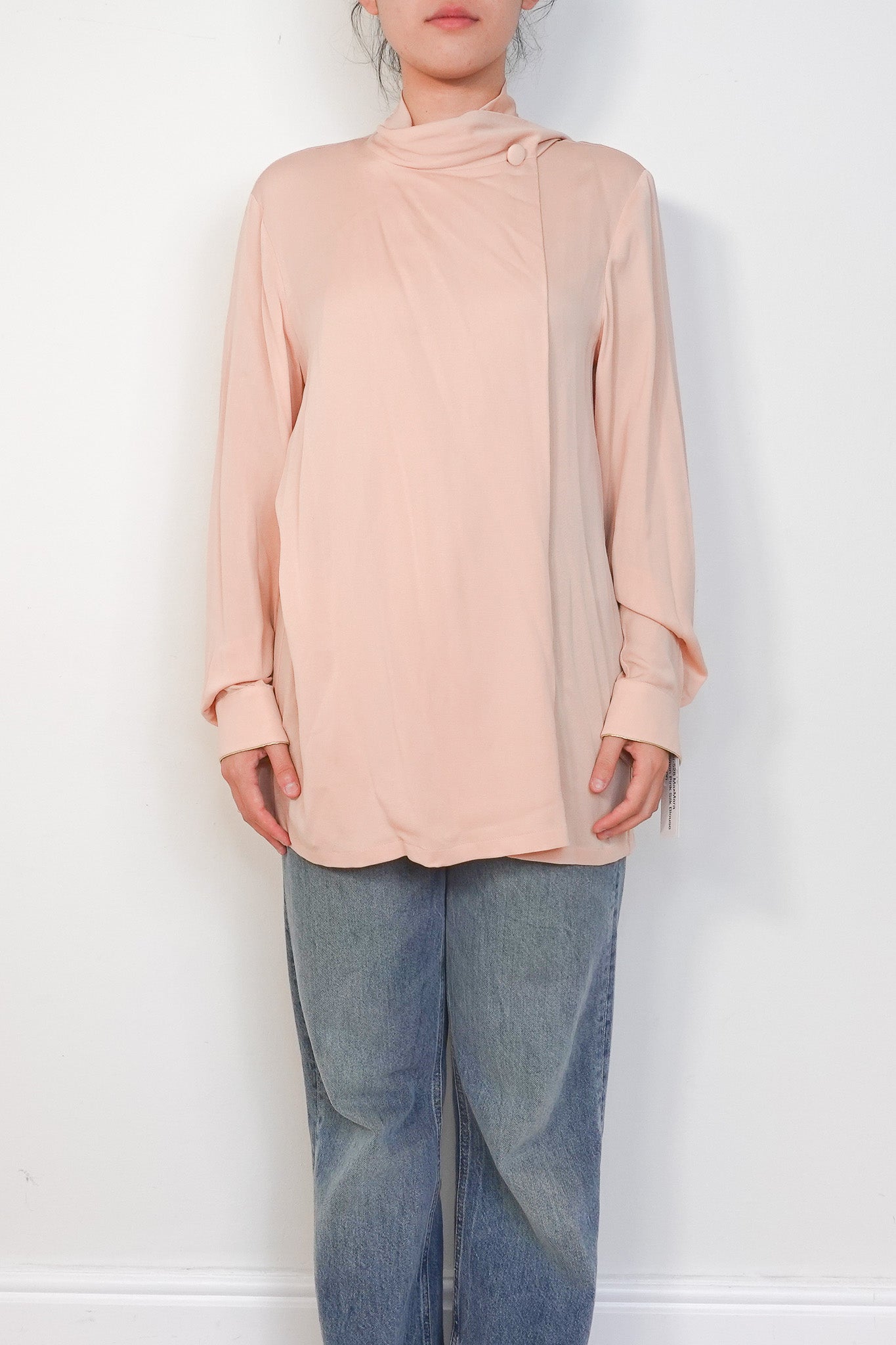 MaxMara Pink Silk Blouse | Authentic Preloved - Reloved Again