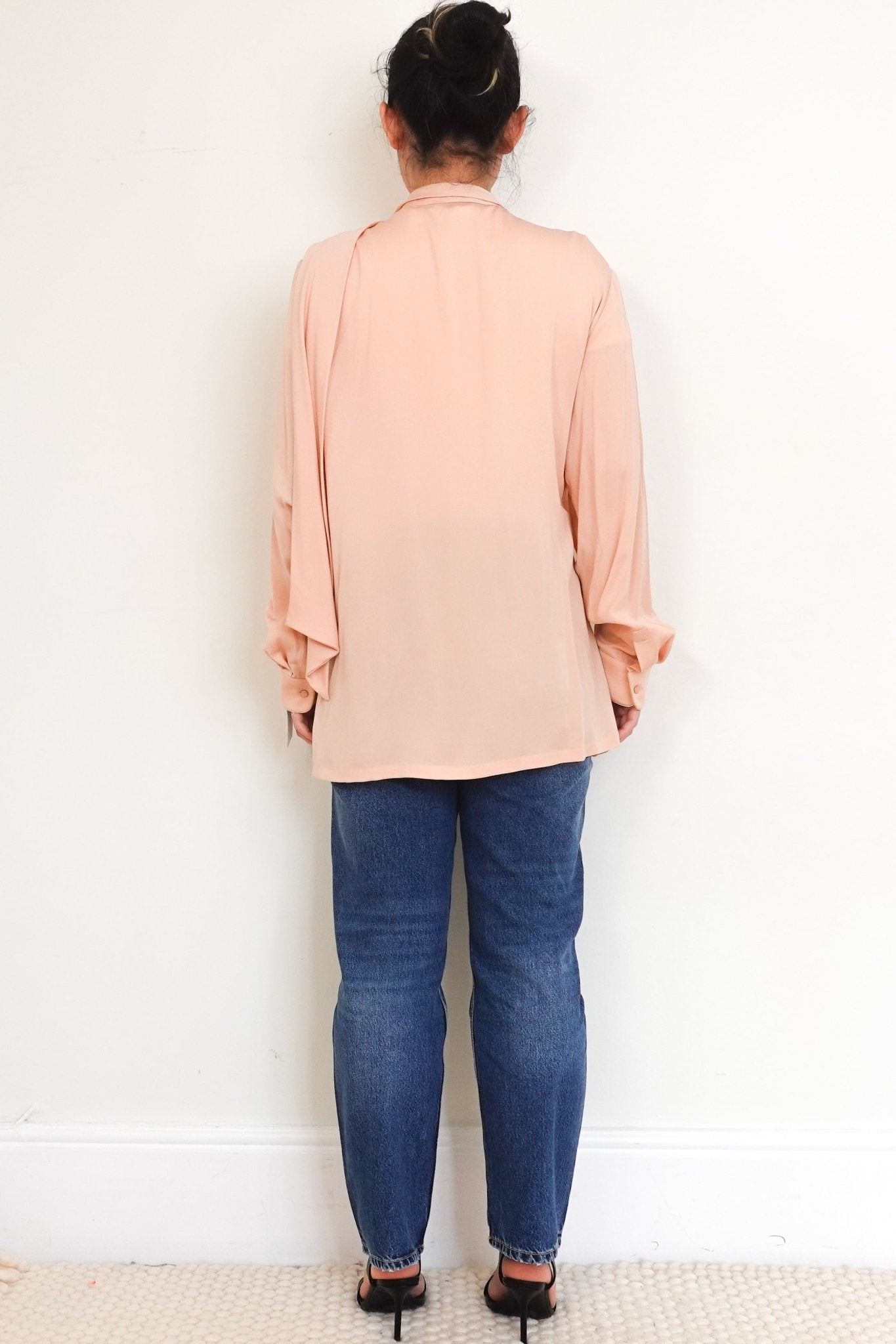 MaxMara Pink Silk Blouse | Authentic Preloved | Retail Price £250 - Reloved Again
