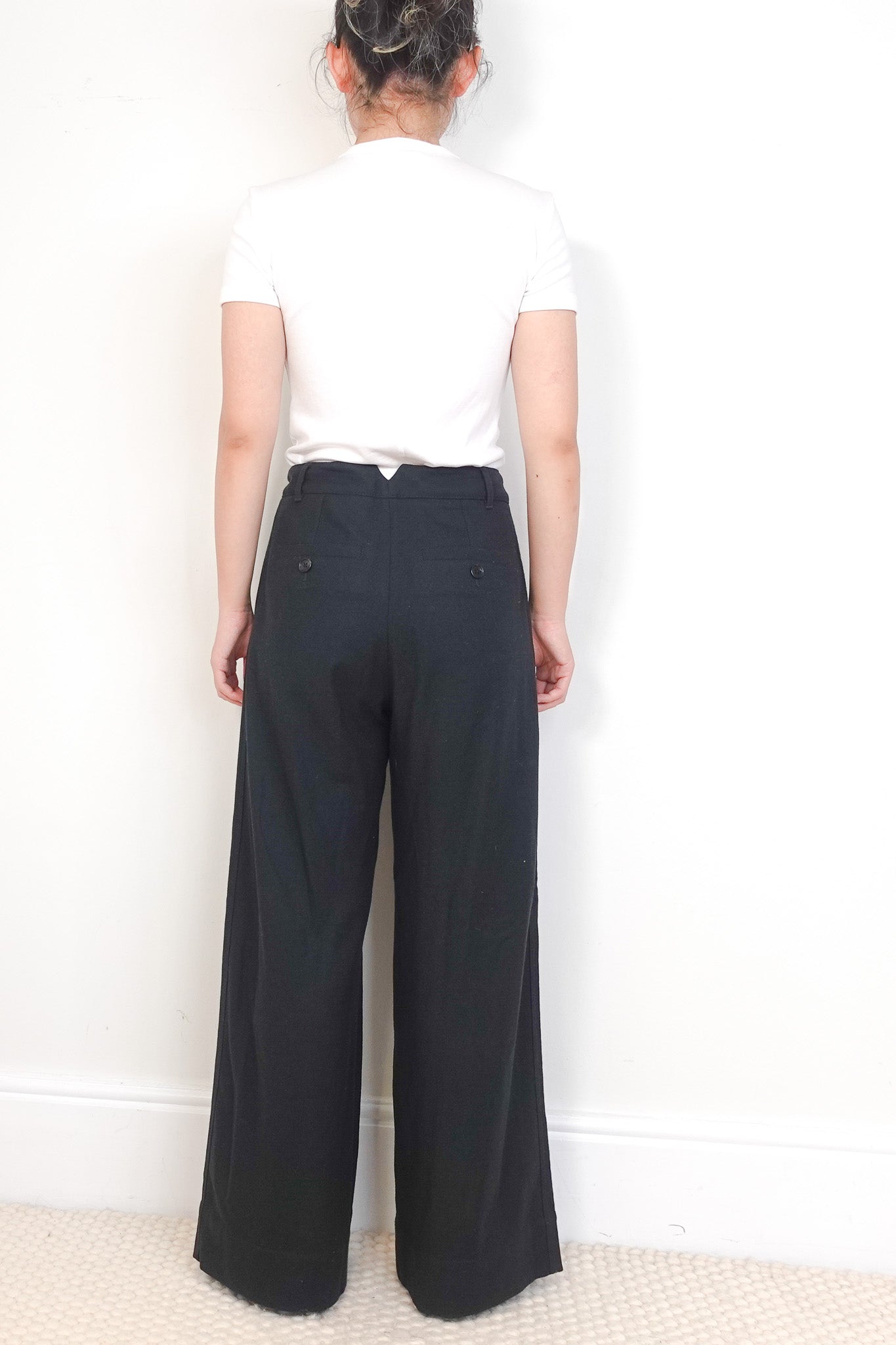 ME+EM Green Wide Leg Trousers RRP £175 | Authentic Preloved - Reloved Again