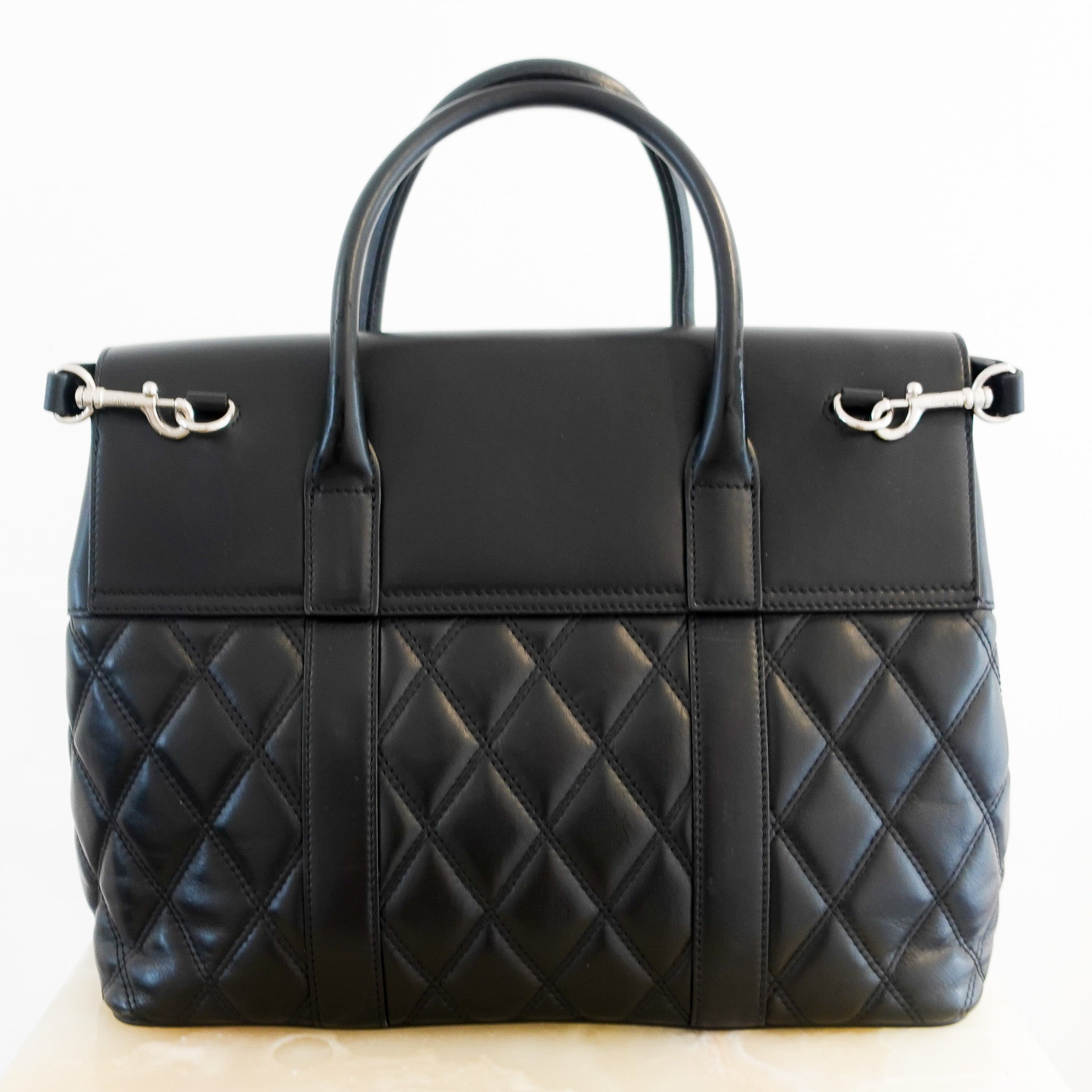 Mulberry Bayswater Quilted black Bag RRP ££1095 | Authentic Preloved - Reloved Again