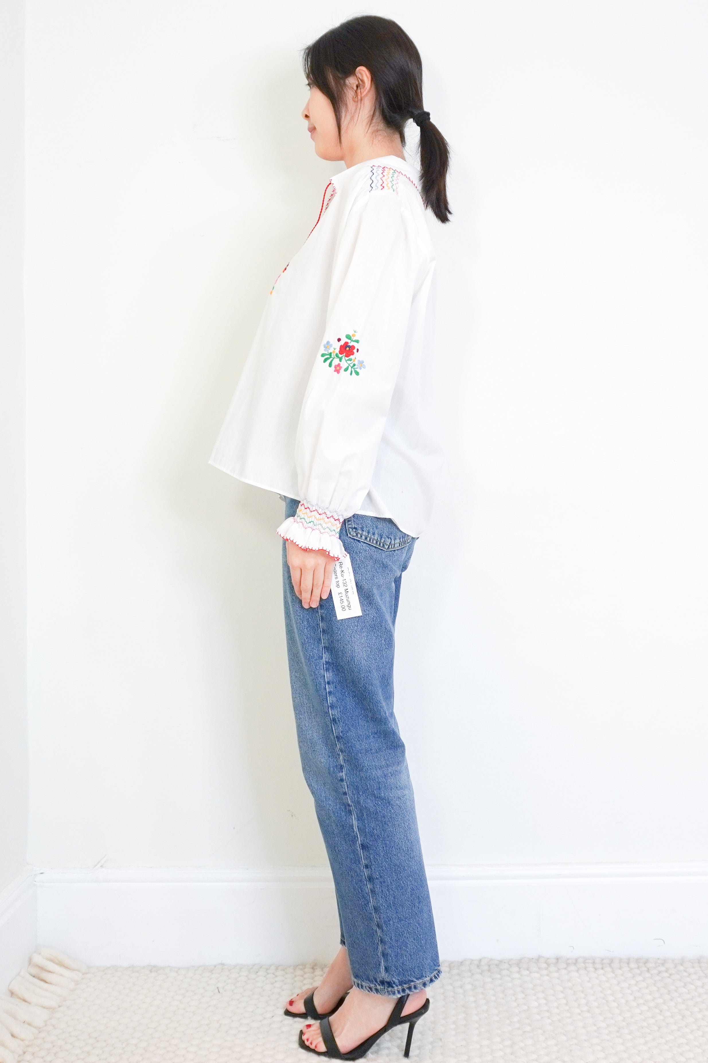 muzungu-sisters-white-embroidered-blouse-authentic-preloved-side-picture-Chelsea-london