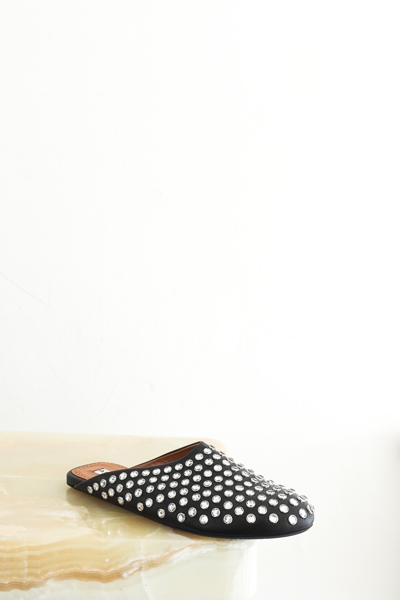 NEW CURRENT SEASON ALAIA Strass Mules in Black RRP £790 | Authentic Preloved - Reloved Again