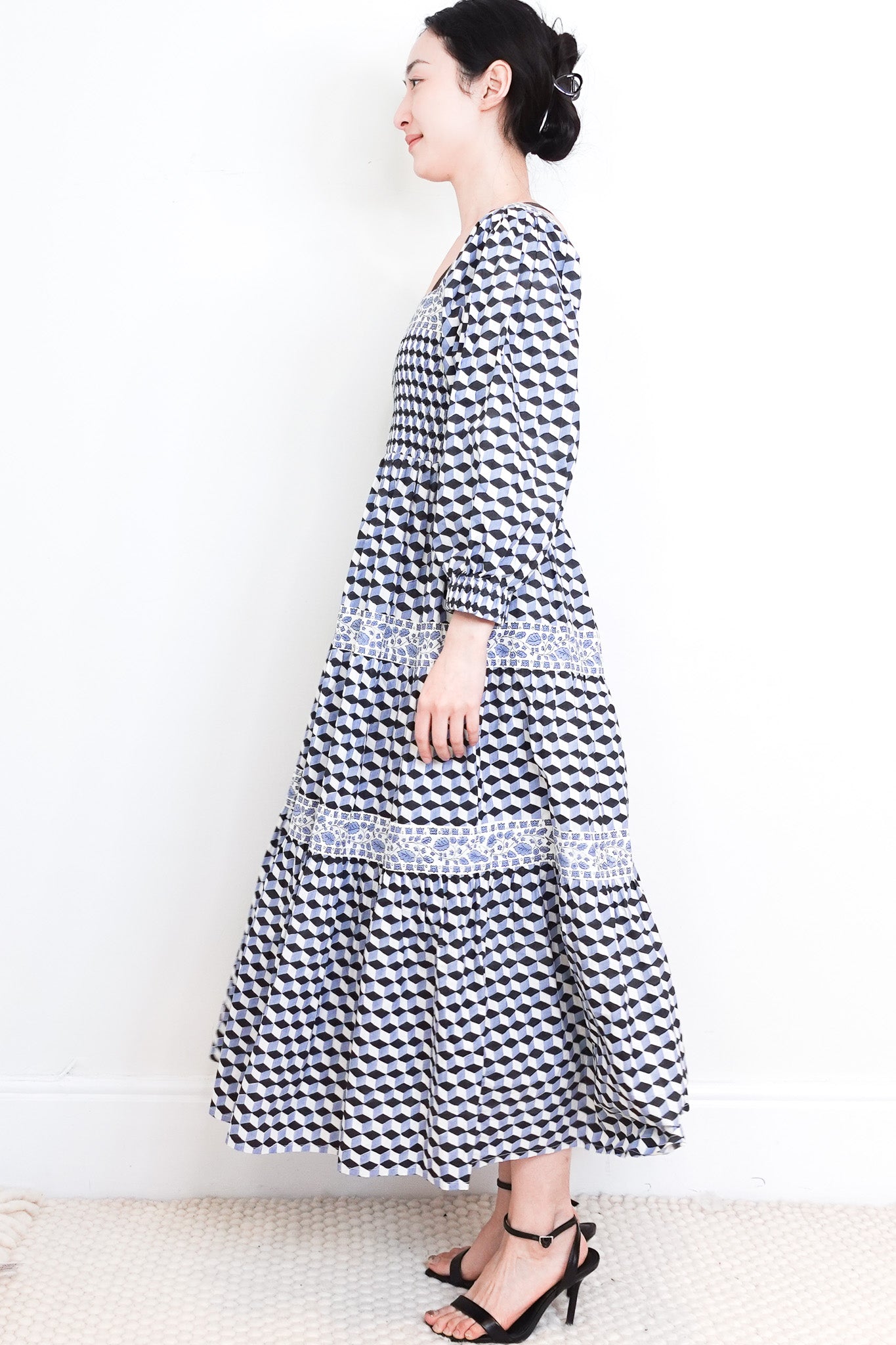 NEW Daydress Mathilde in Tumbling Books Maxi Dress RRP £245 | Authentic Preloved - Reloved Again
