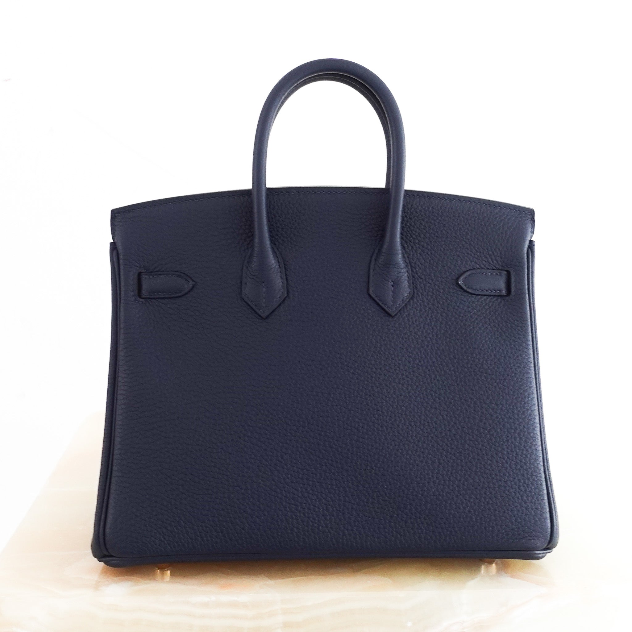 NEW Hermès Birkin 25 Veau Togo Bleu Abysse | Authentic Preloved - Reloved Again