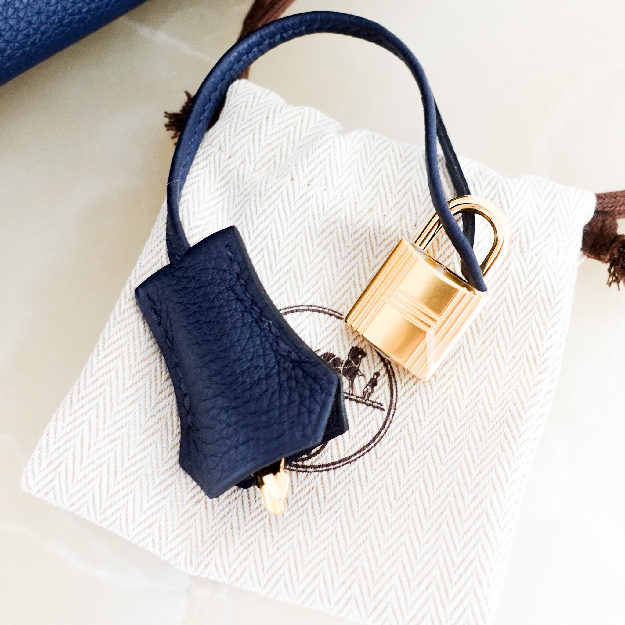 NEW Hermès Birkin 25 Veau Togo Bleu Abysse | Authentic Preloved - Reloved Again