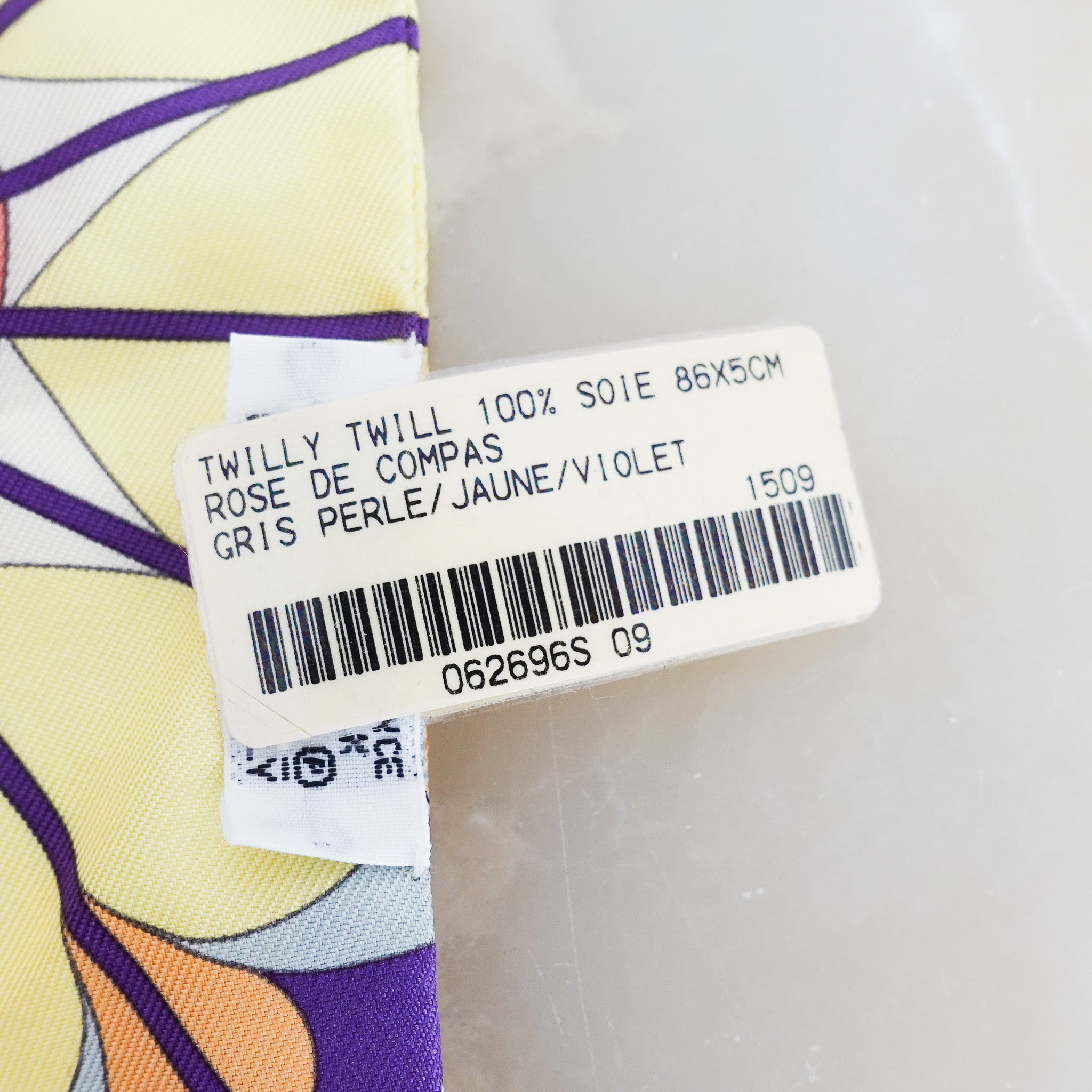 NEW Hermès Rose De Compas Silk Twilly Scarf RRP £190 | Authentic Preloved - Reloved Again