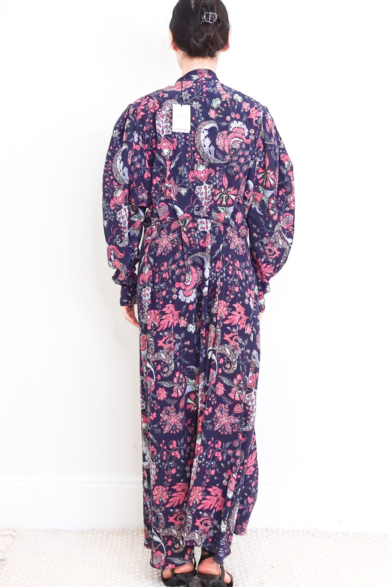 NEW Isabel Marant Deep V - Neck Floral Maxi Dress RRP £990 | Authentic Preloved - Reloved Again