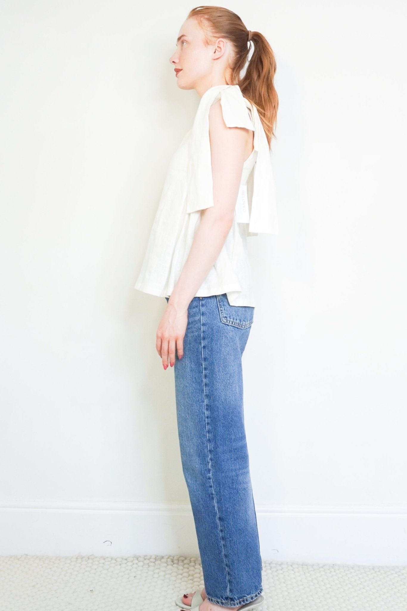 NEW Jakke Linen Top (RRP £145) | Authentic Preloved - Reloved Again