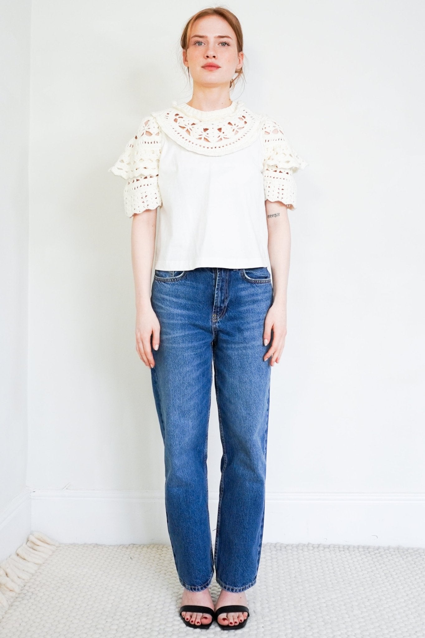 NEW Sea New York White Crochet top RRP £400 | Authentic Preloved - Reloved Again