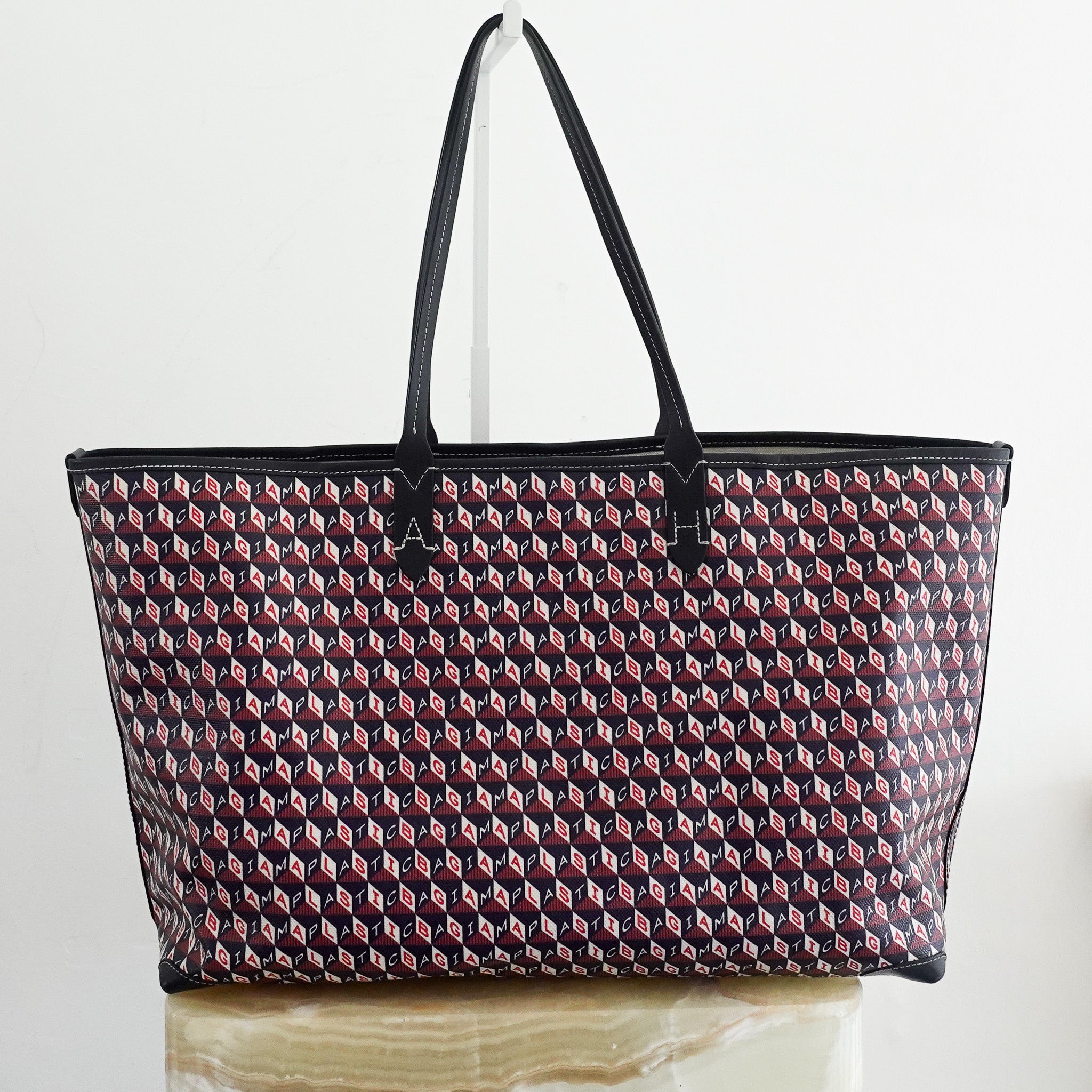 nya-hindmarch-i-am-a-plastic-bag-zipped-motif-navy-tote-back-picture-chelsea-london