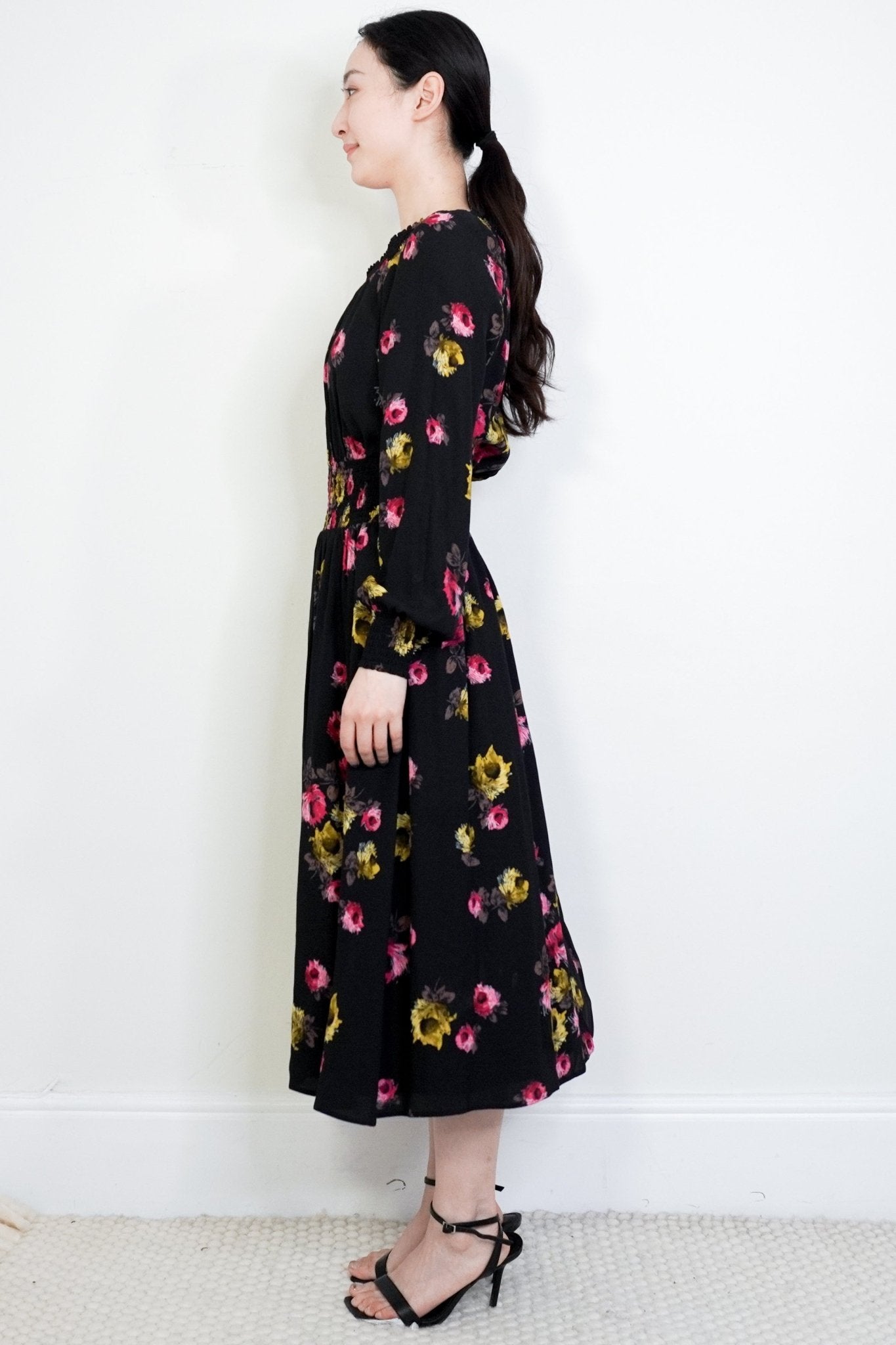 Prada Black Floral Dress RRP £1240 | Authentic Preloved - Reloved Again