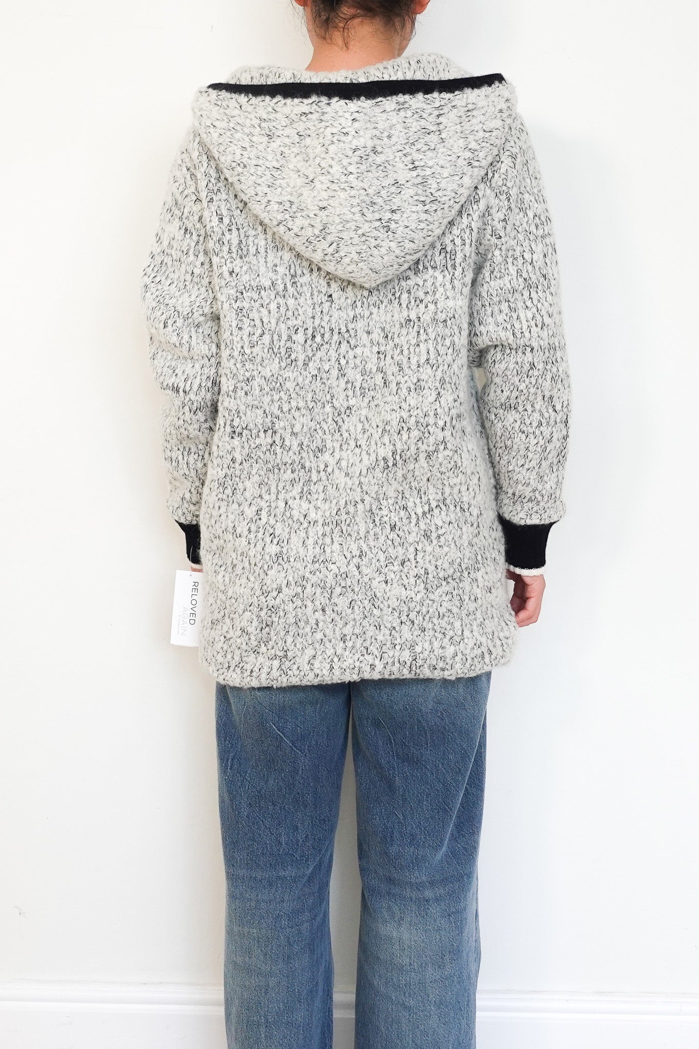 Rag & Bone Grey Hooded Cardigan RRP £350 | Authentic Preloved - Reloved Again