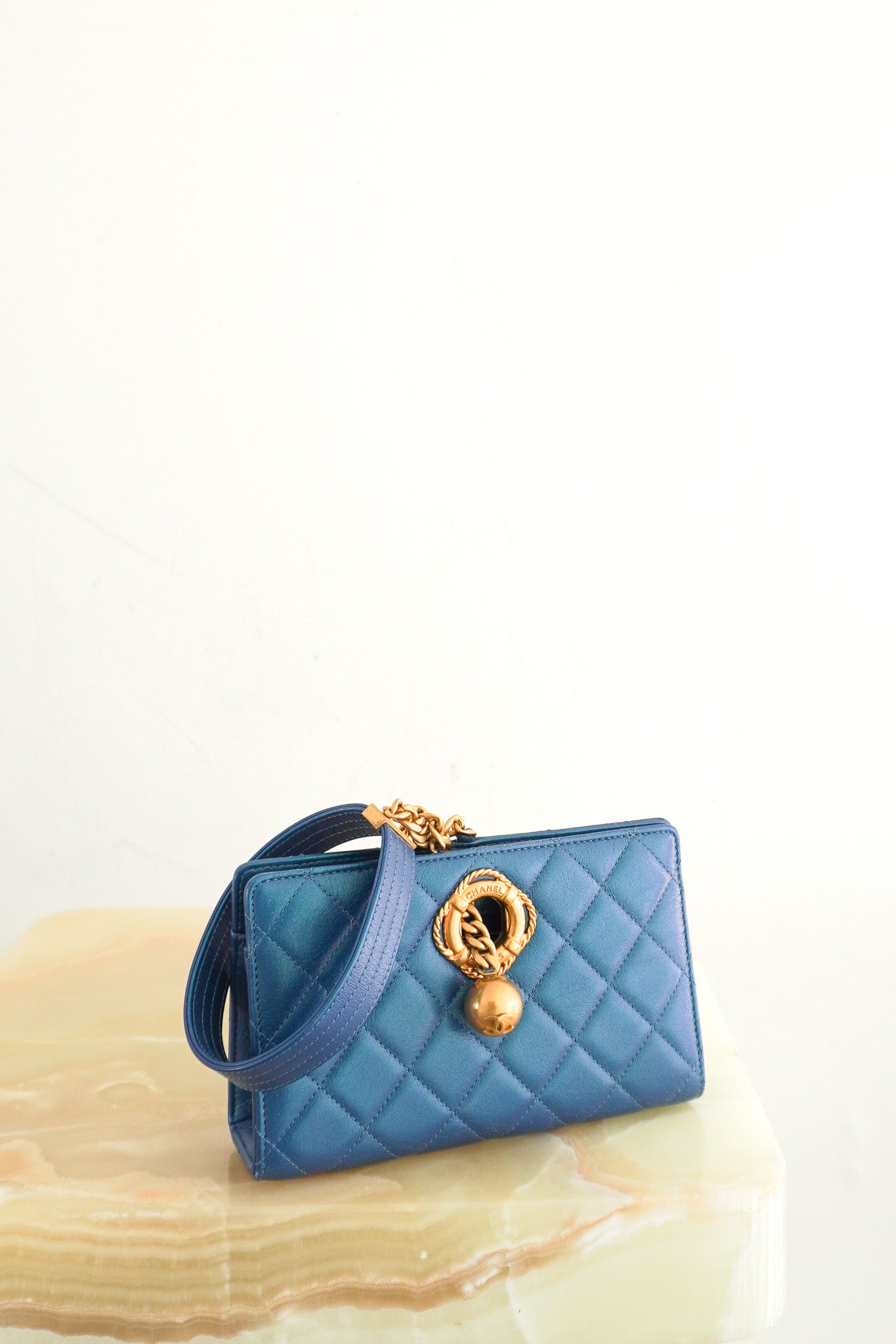 RARE Chanel By The Sea Quilted Evening Bag | Authentic Preloved - Reloved Again