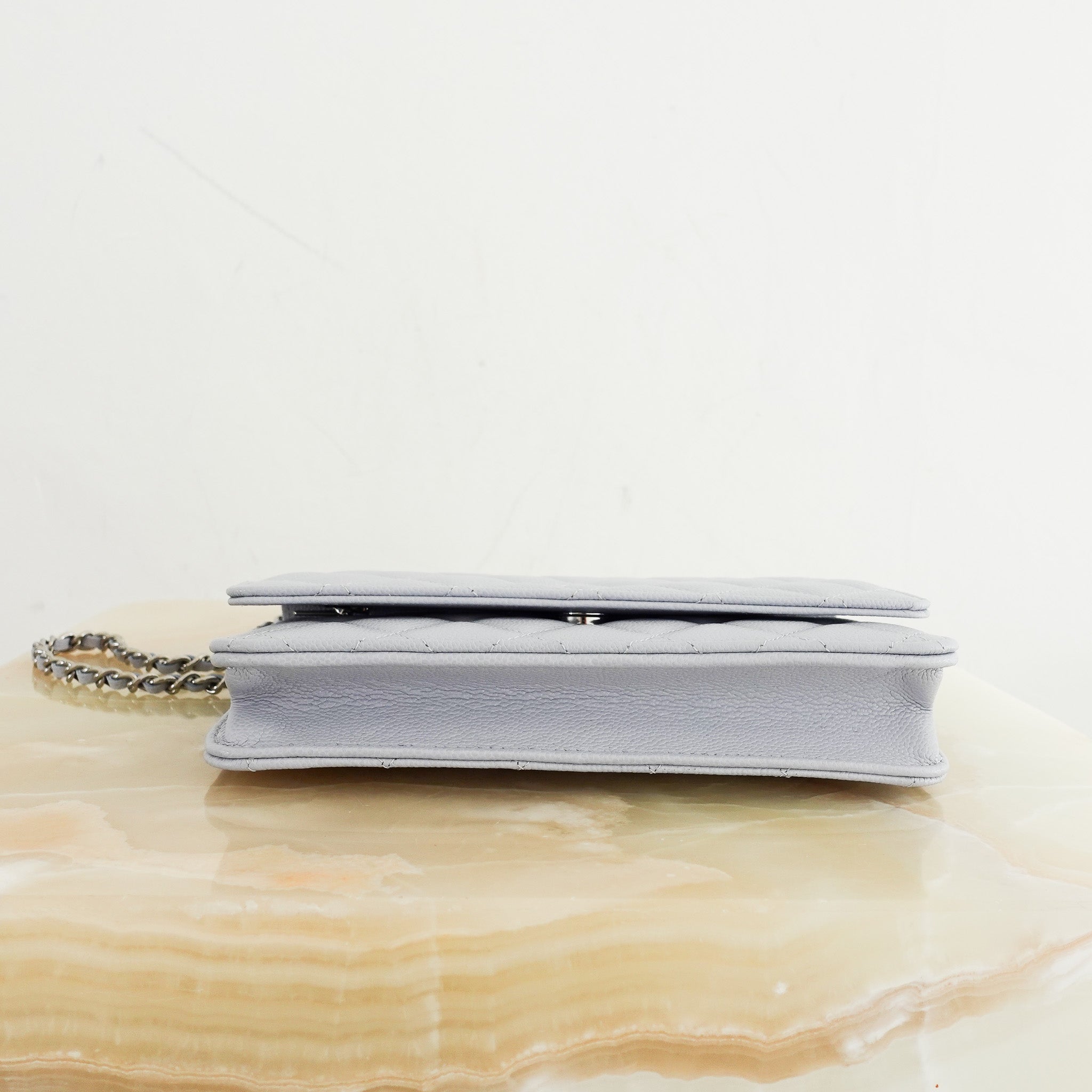 RARE Chanel Caviar Leather WOC Wallet On Chain RRP £4000 | Authentic Preloved - Reloved Again