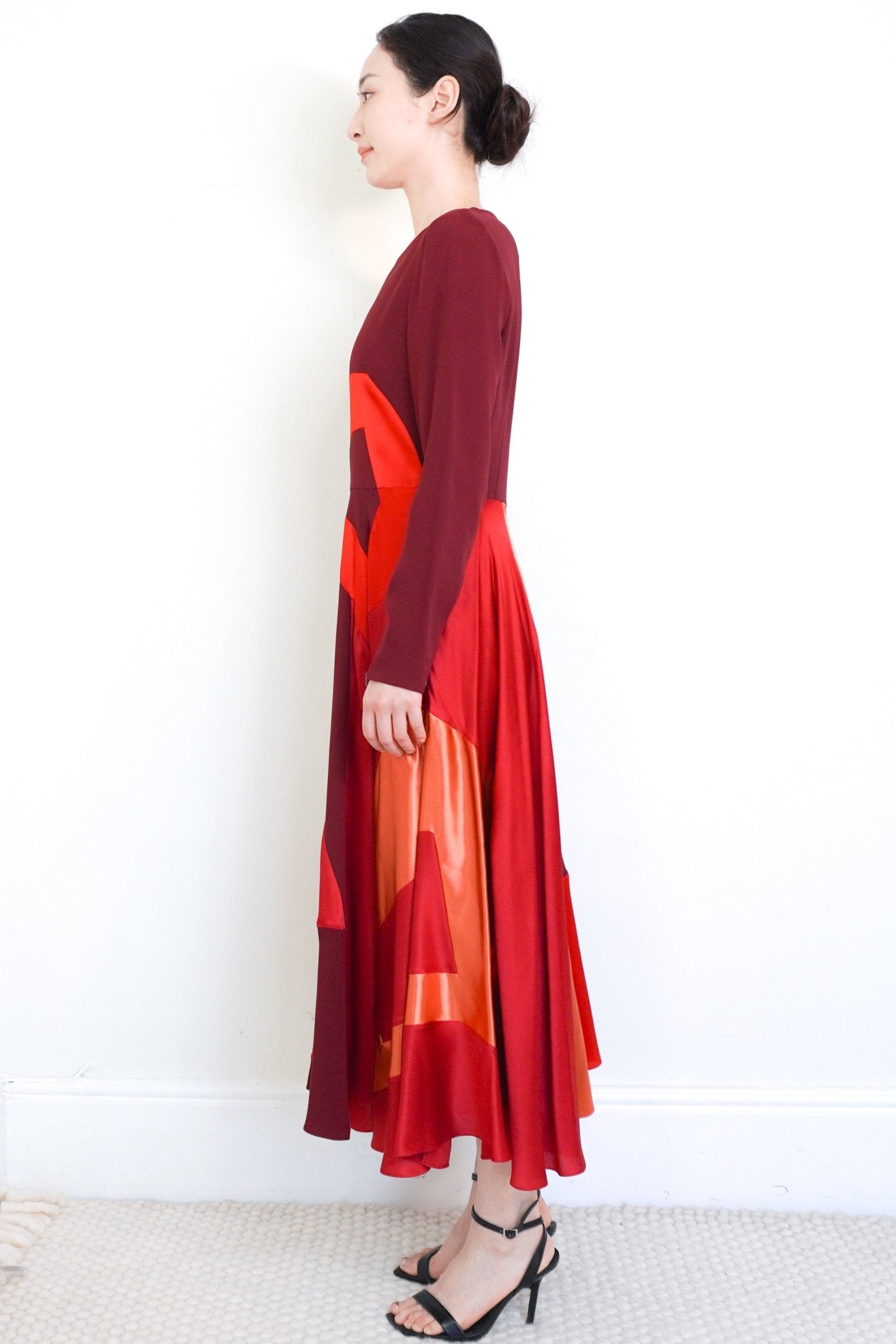 Roksanda Red Long Sleeve Dress RRP £1295 | Authentic Preloved - Reloved Again