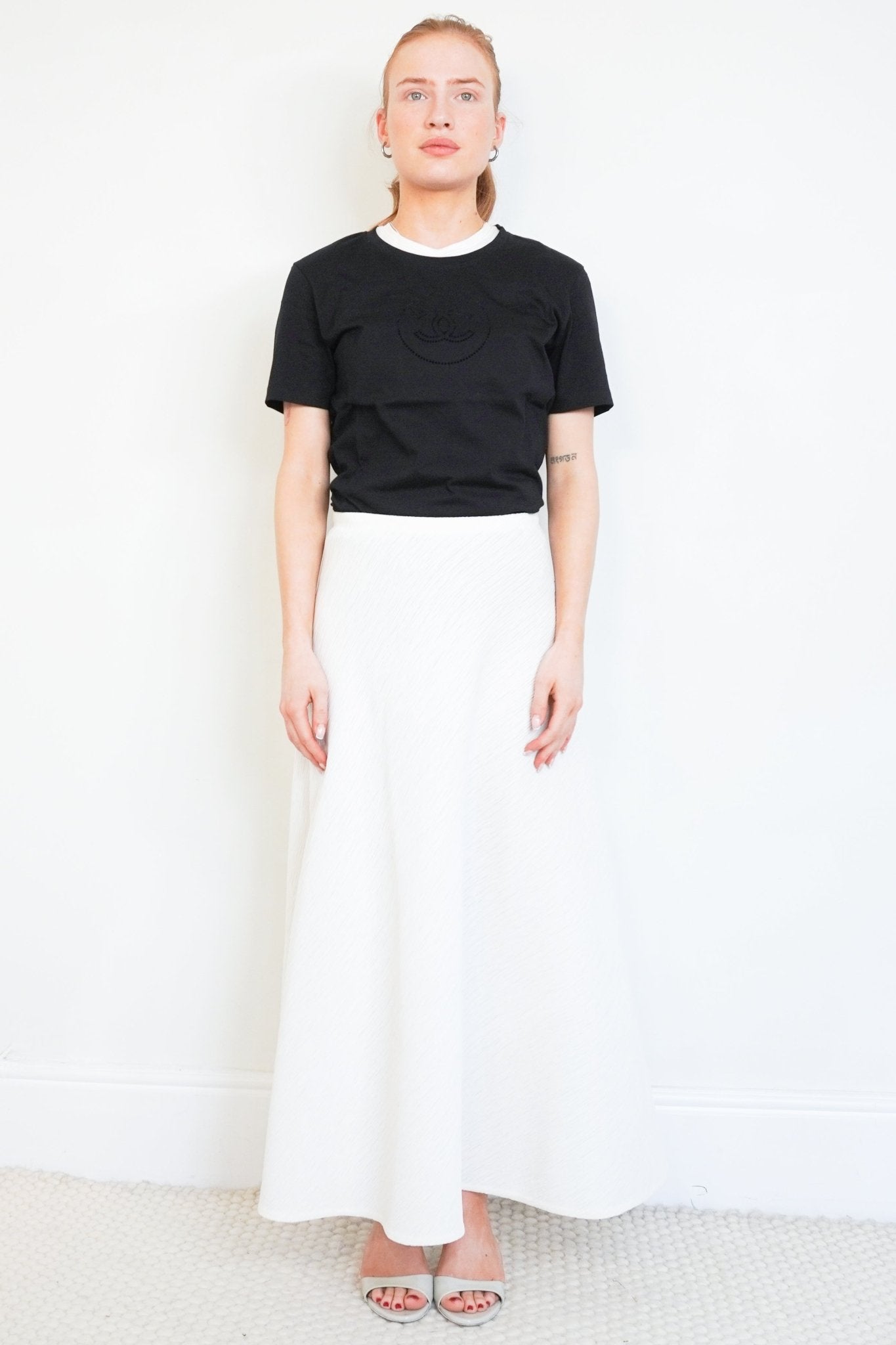 Roland Mouret White Maxi Skirt (RRP £395) | Authentic Preloved - Reloved Again