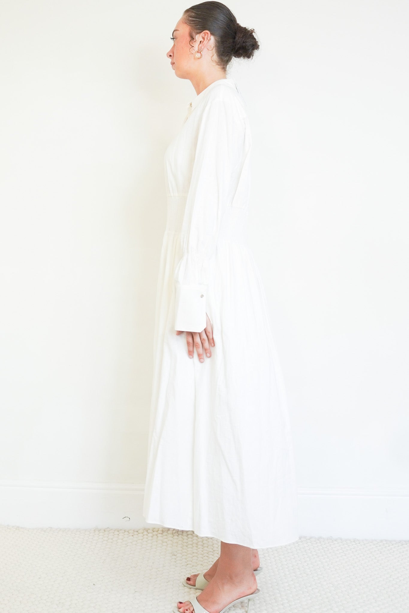 Me + Em White Linen Dress RRP £350 | Authentic Preloved - Reloved Again