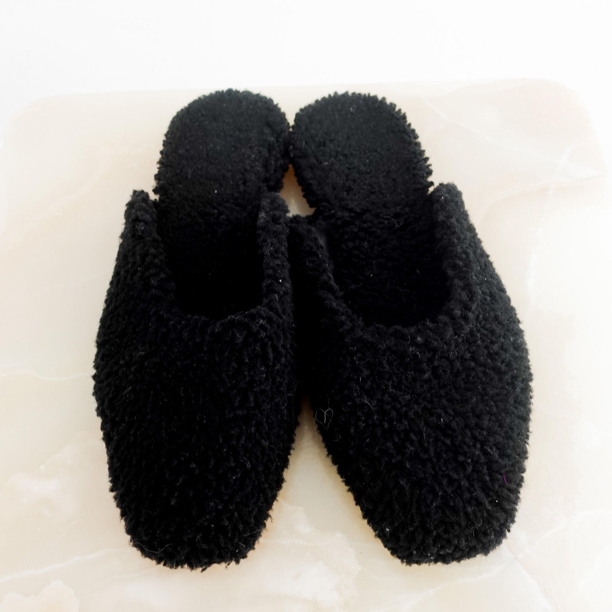 Sleeper Backless shearling mules in black | Authentic Preloved - Reloved Again