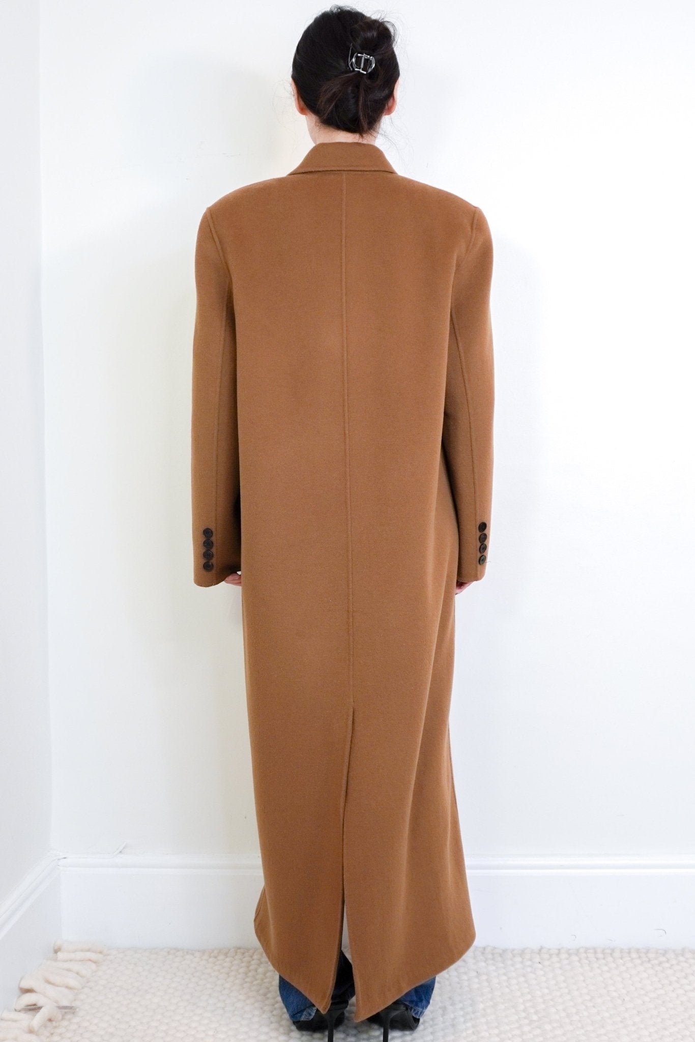 CURRENT SEASON The Frankie Shop Brown Wool Coat RRP £495 | Authentic Preloved - Reloved Again