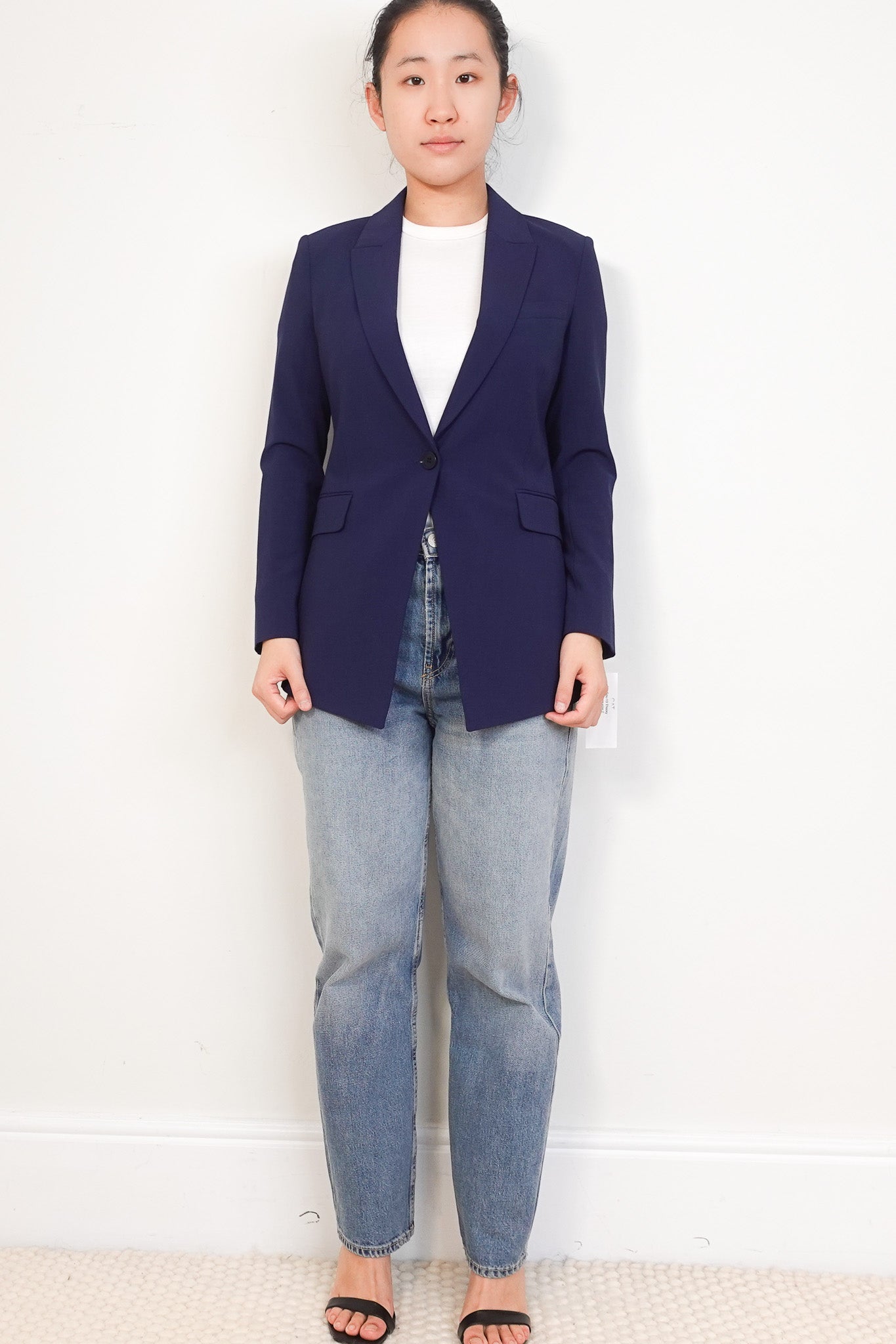 Theory Navy Blazer RRP £385 | Authentic Preloved - Reloved Again