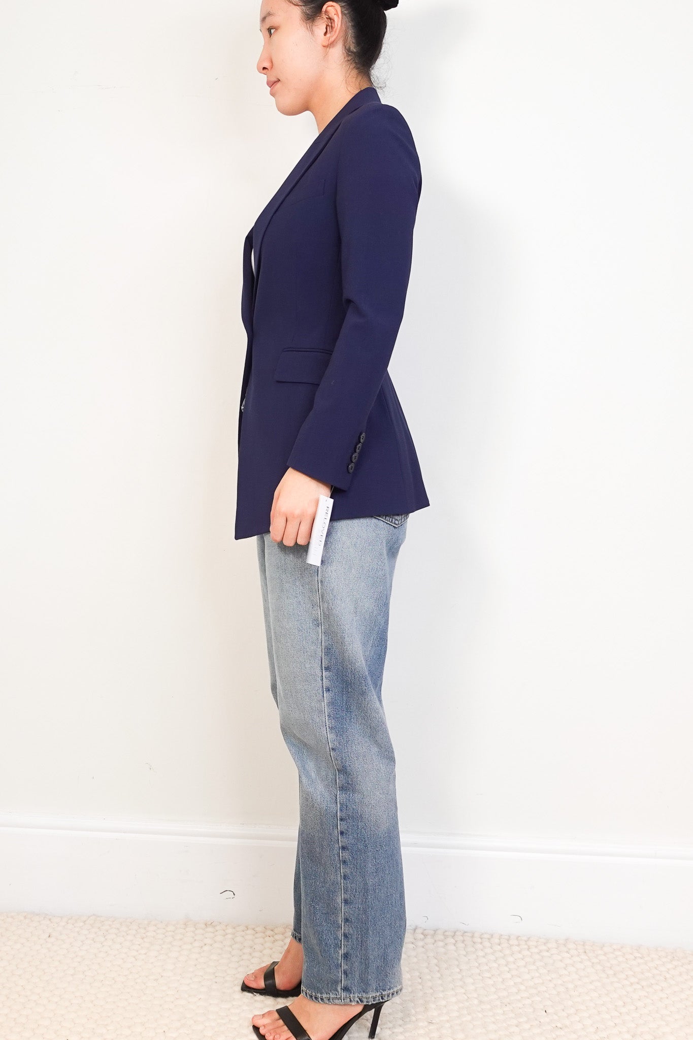 Theory Navy Blazer RRP £385 | Authentic Preloved - Reloved Again