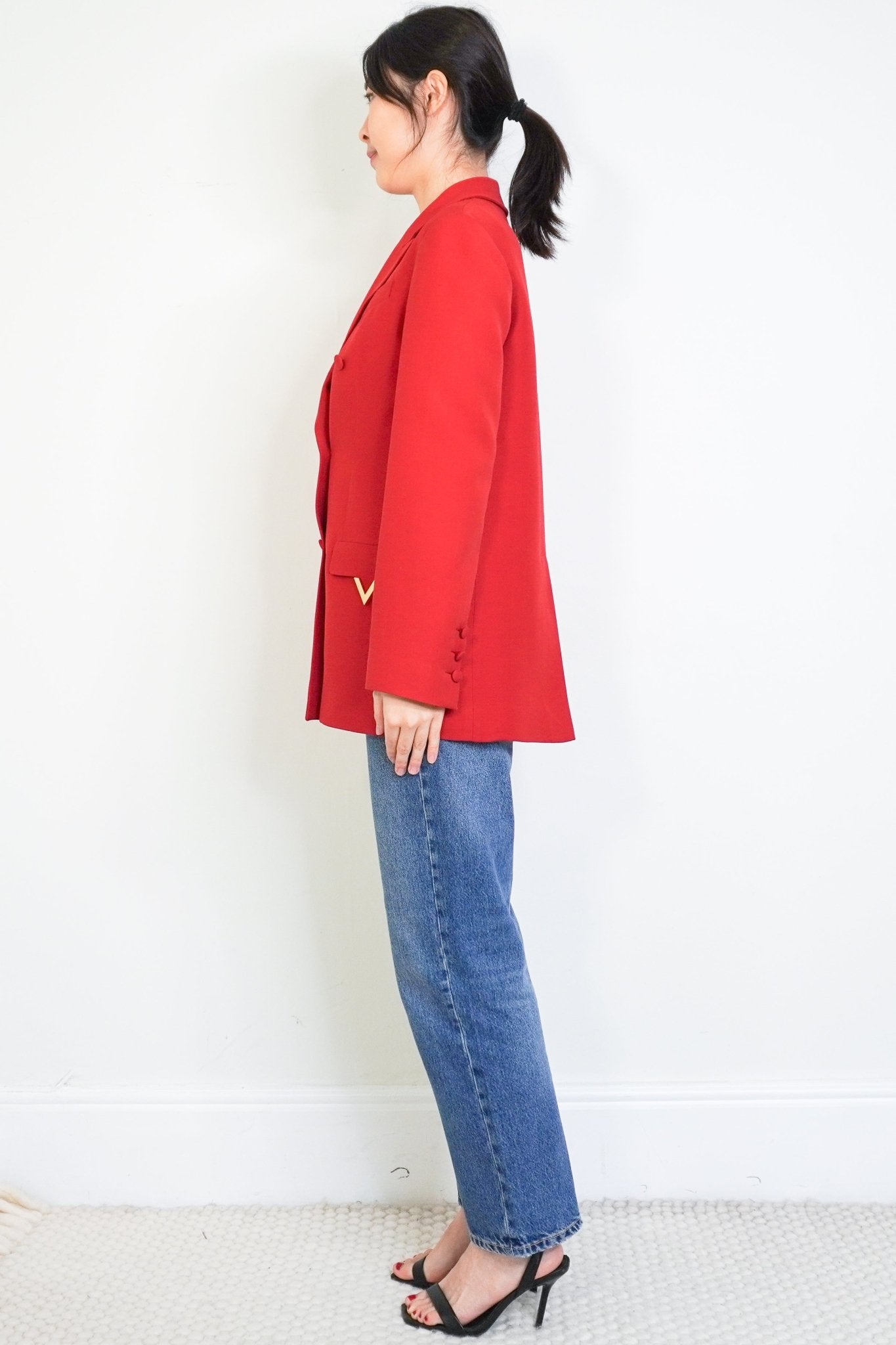 NEW Valentino Red Blazer RRP £1100 | Authentic Preloved - Reloved Again