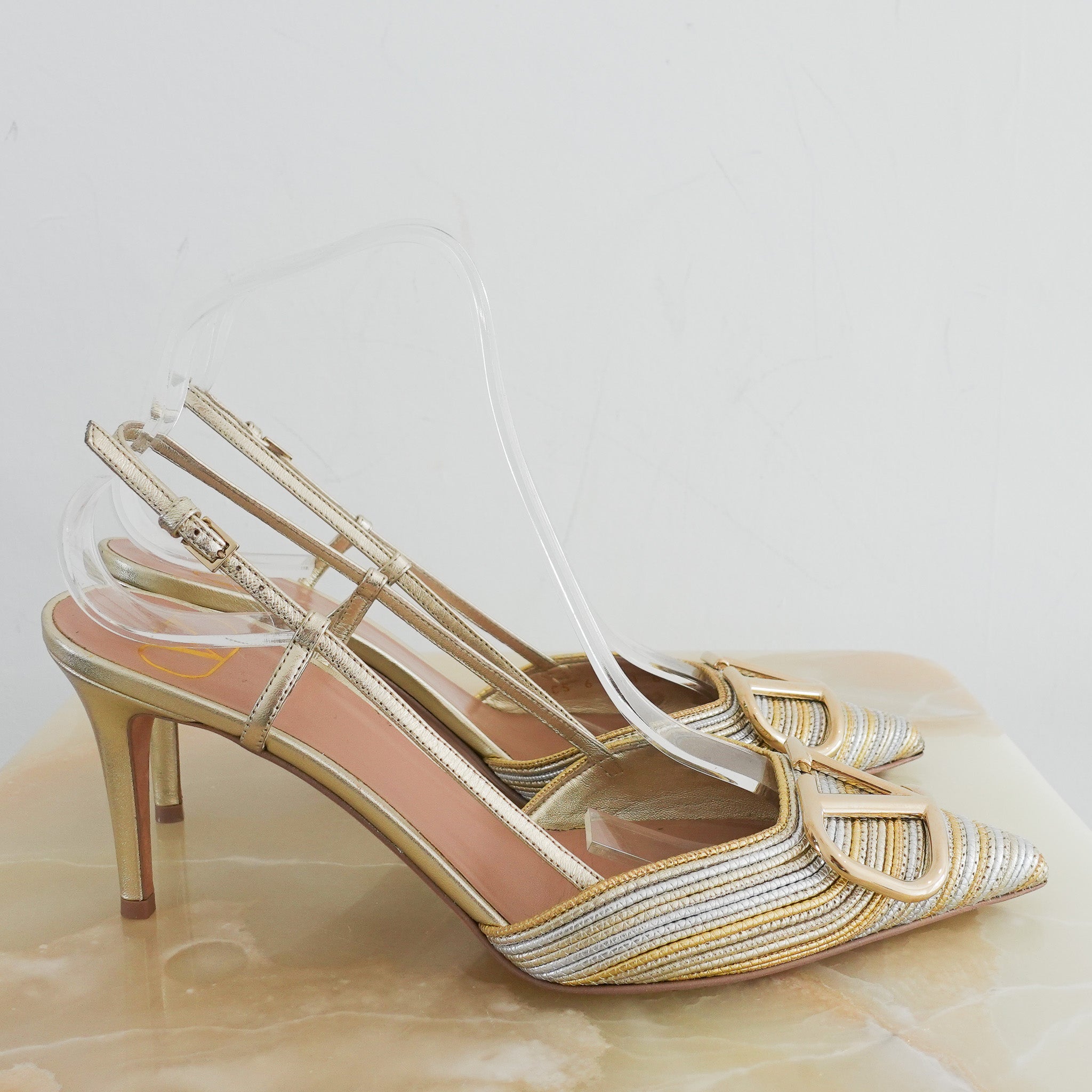 Valentino VG Slingback Heels RRP £850 | Authentic Preloved - Reloved Again