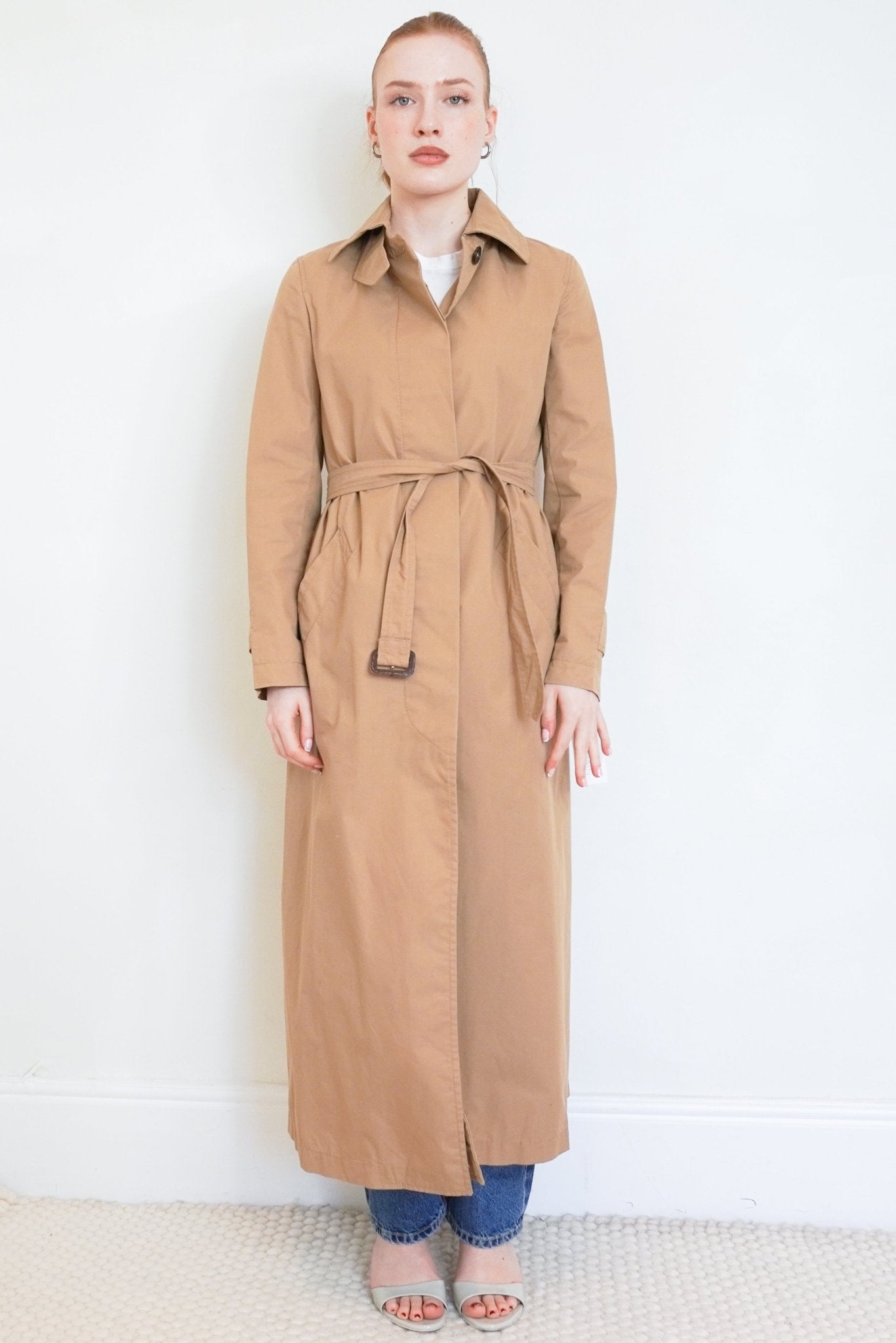 Weekend Max Mara Brown Trench Coat RRP £600 | Authentic Preloved - Reloved Again