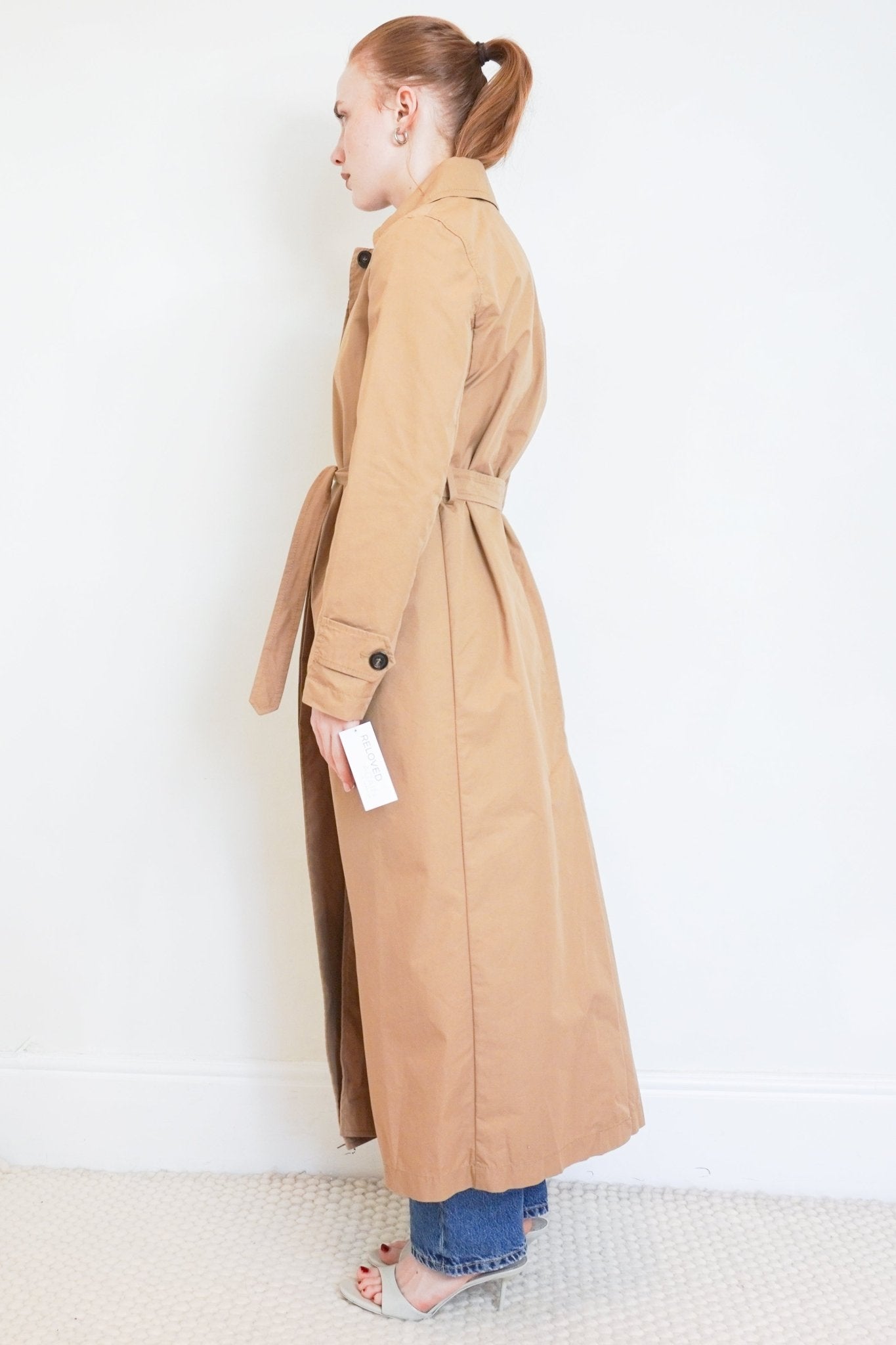 Weekend Max Mara Brown Trench Coat RRP £600 | Authentic Preloved - Reloved Again