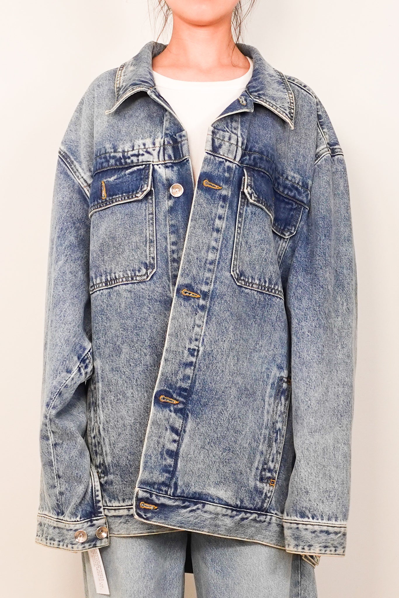 Oversized denim jacket RRP £900