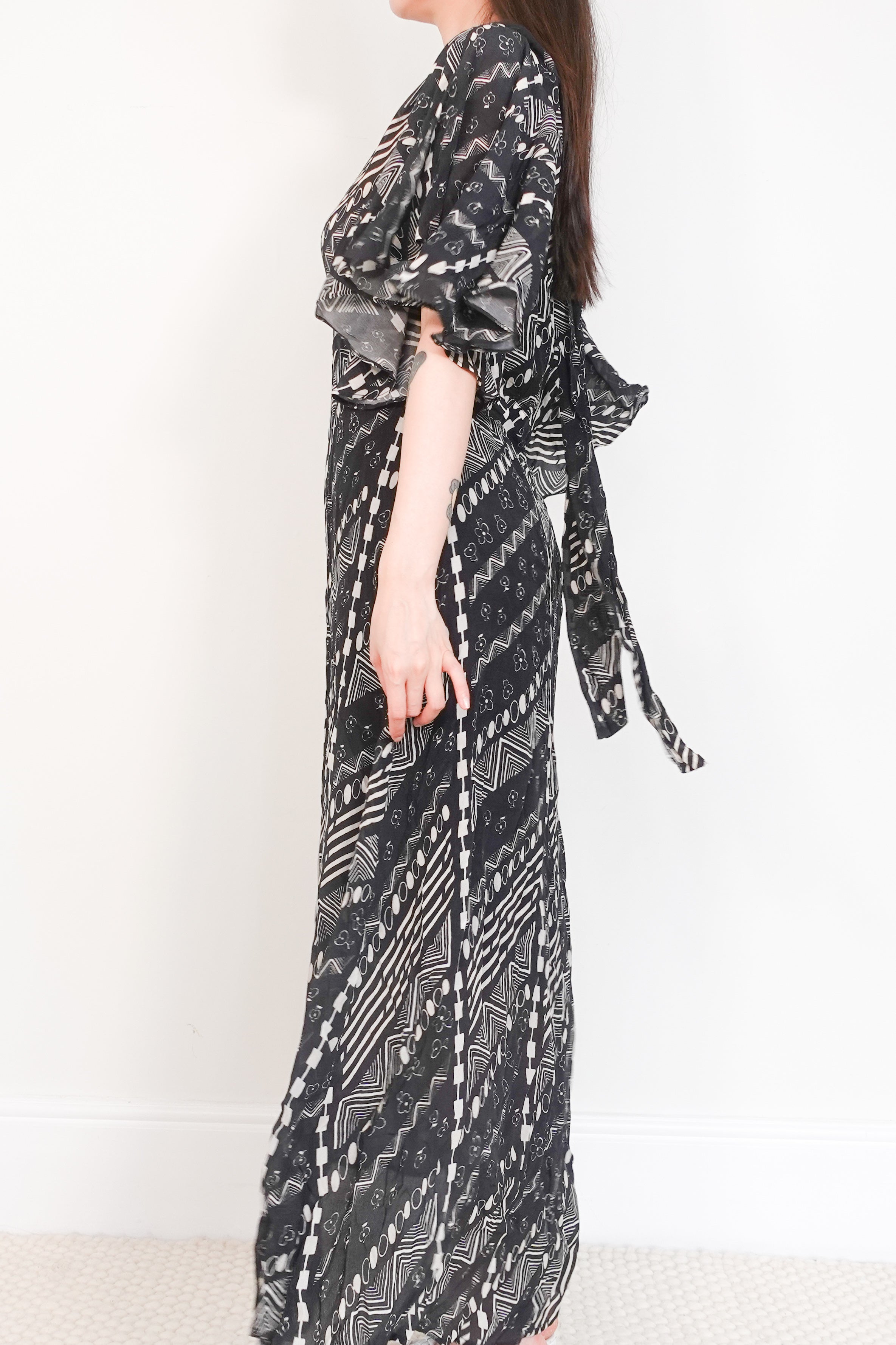 Patterned maxi dress RRP £125