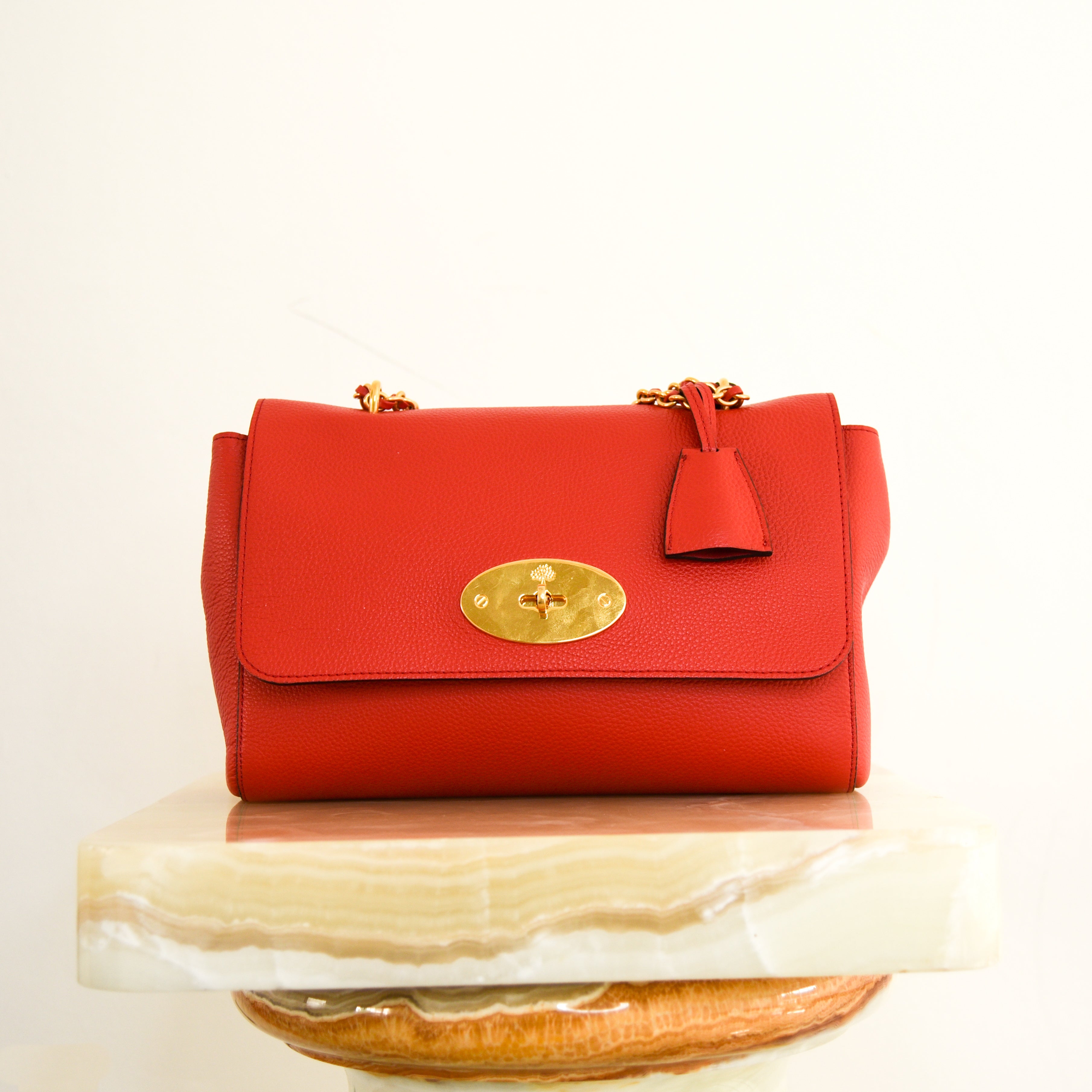 Medium Lily bag in red