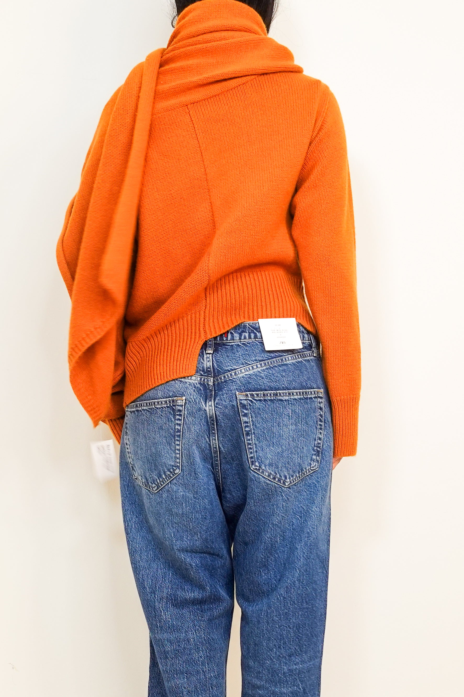 NEW Cashmere orange jumper RRP £500