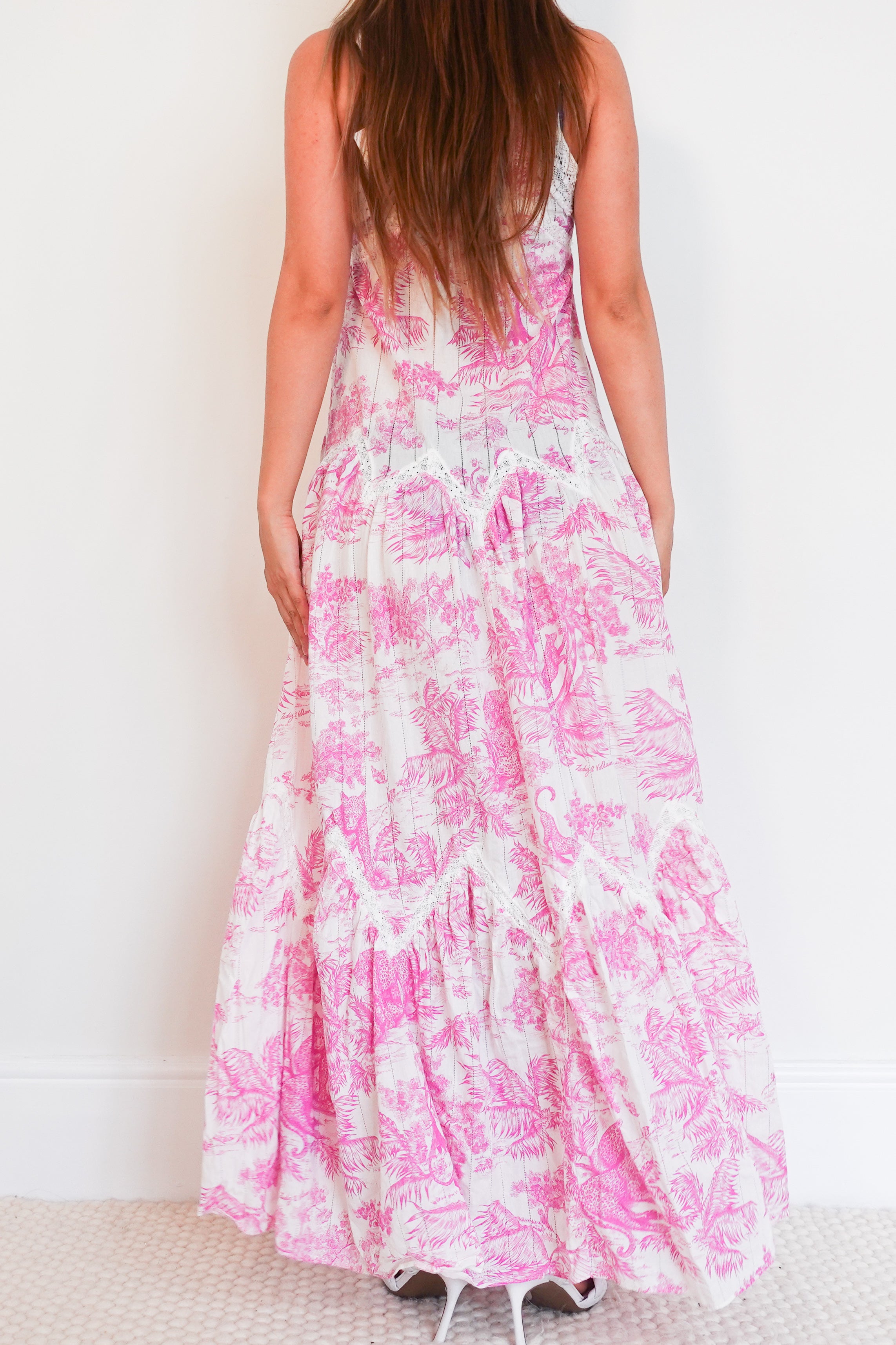 Recloud toile de jouy maxi dress RRP £600