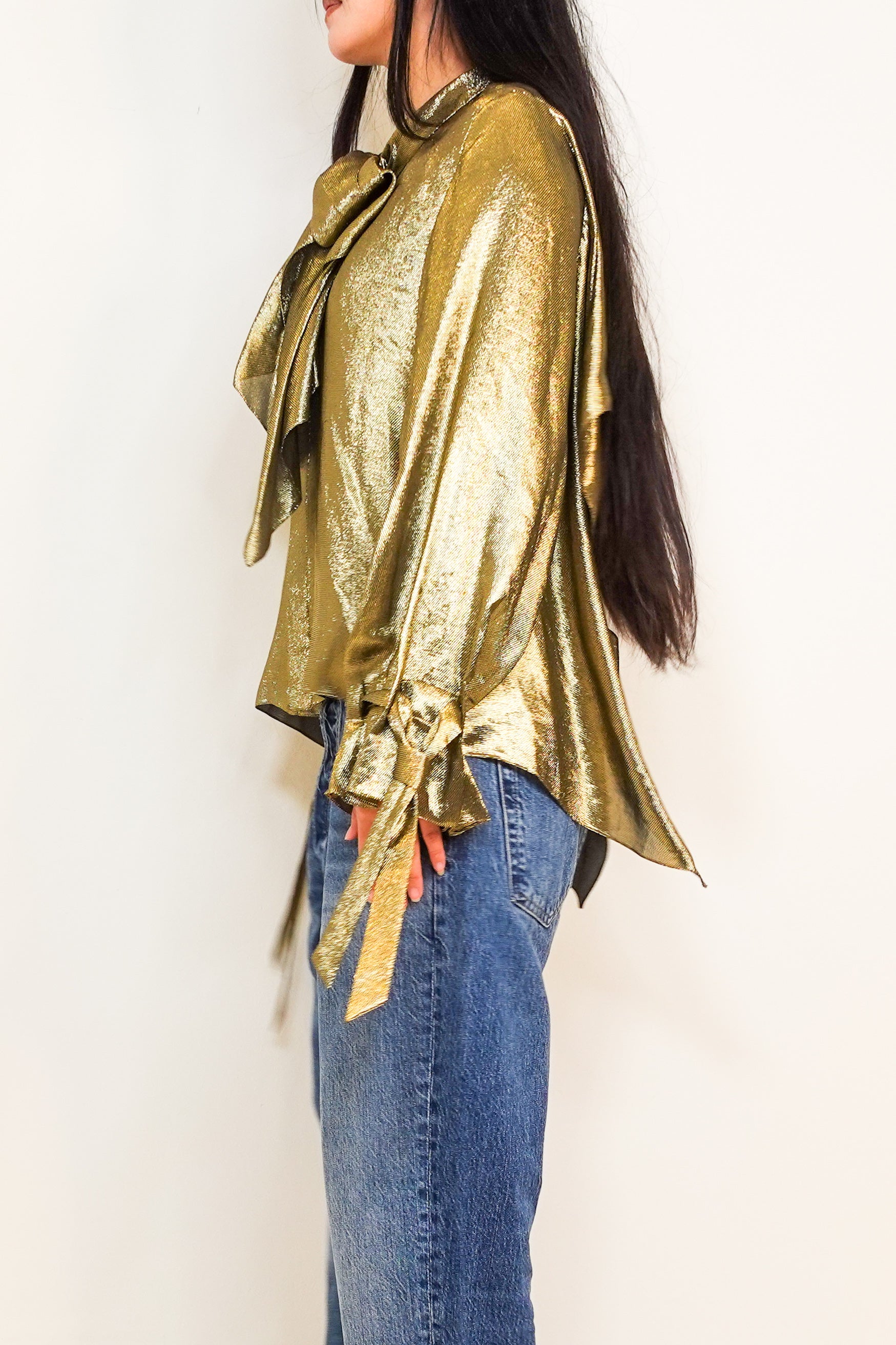 Gold blouse RRP £300