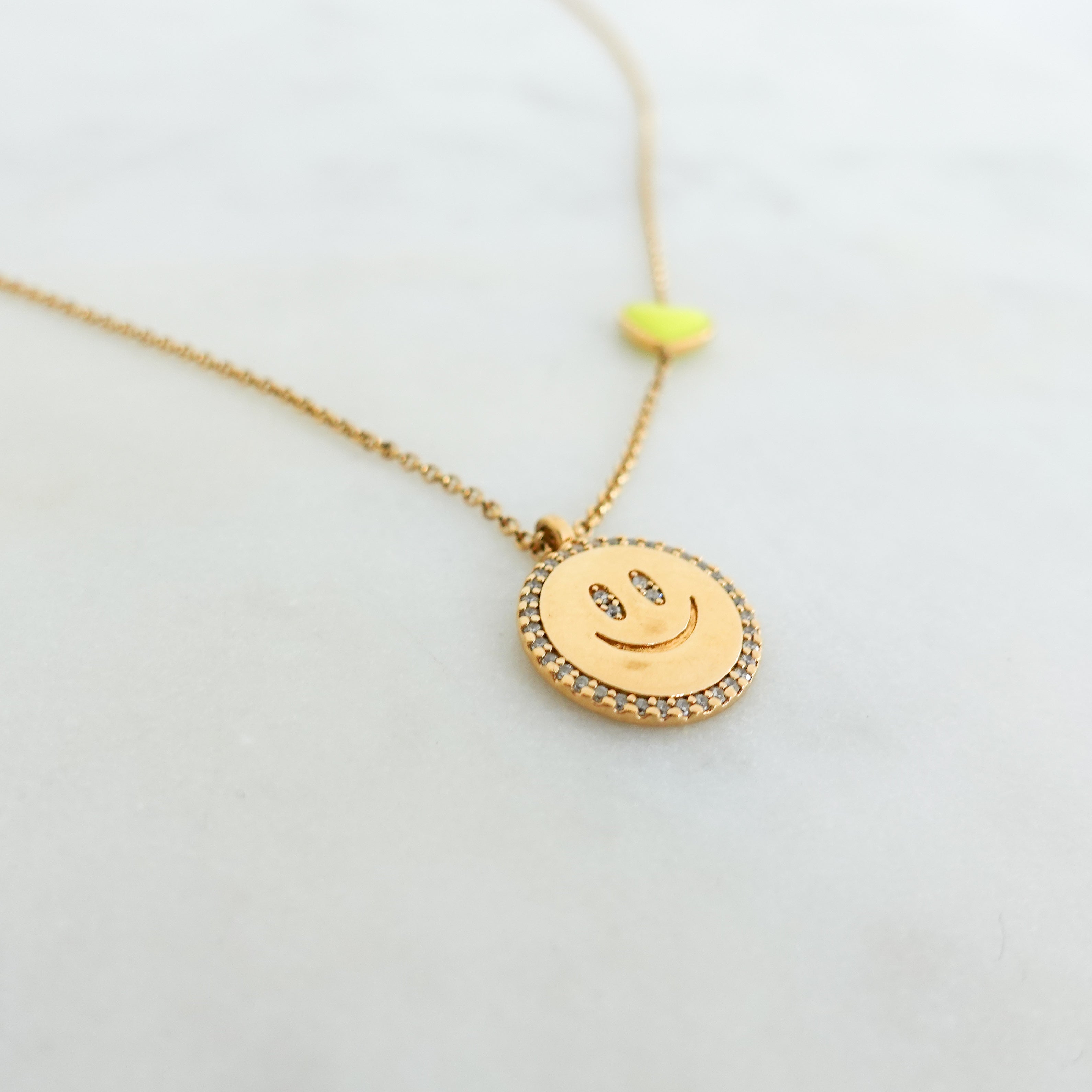 Smiley face necklace RRP £125