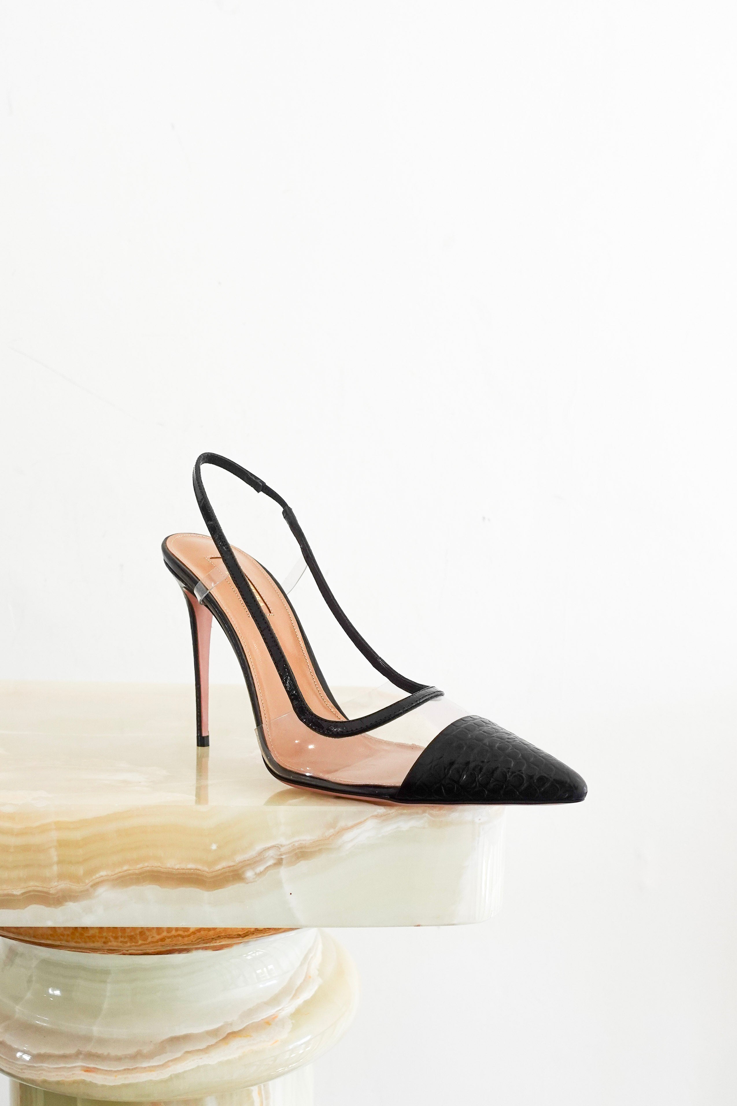NEW plexi heels RRP £600