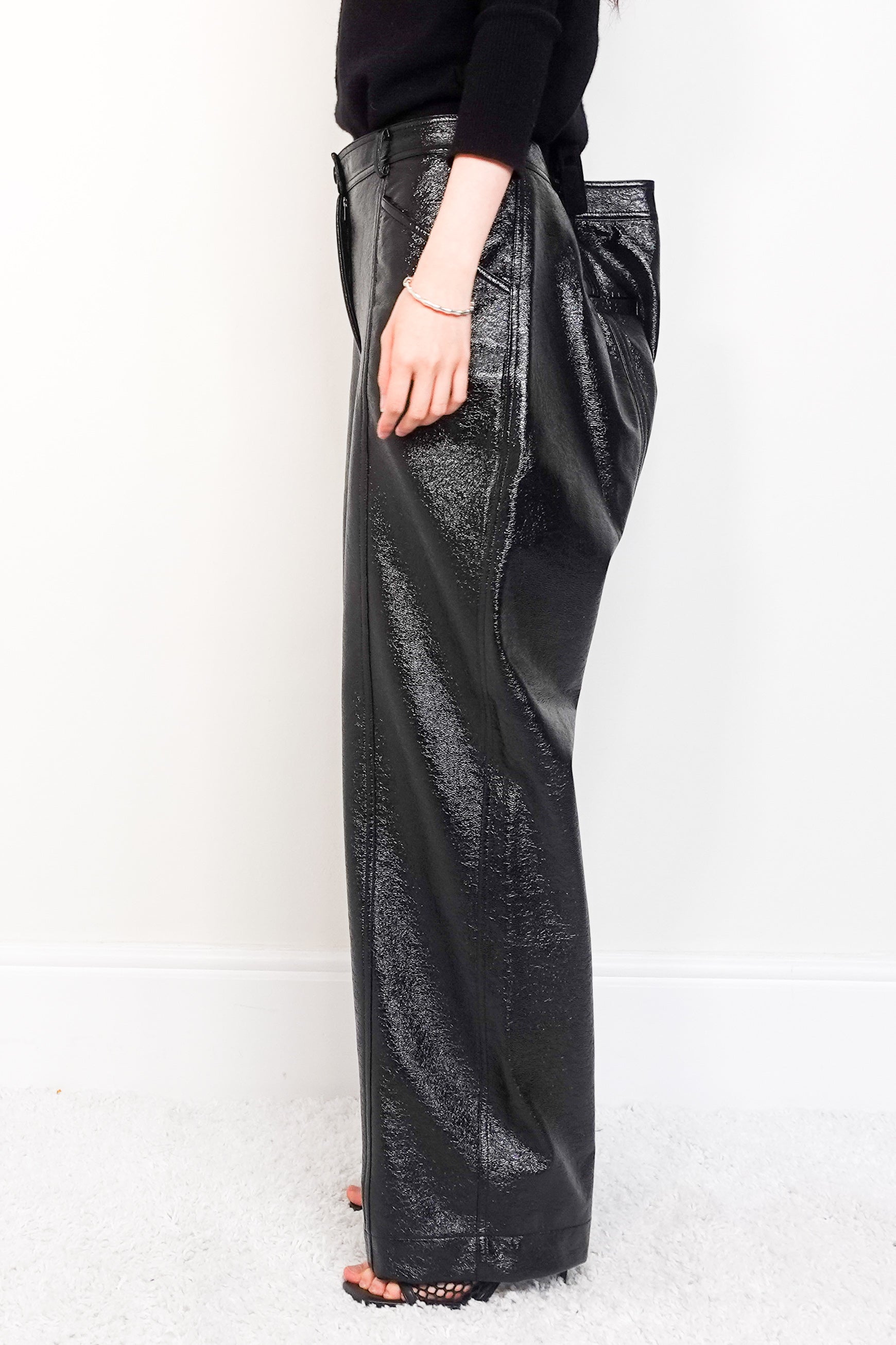 Faux Leather Trousers RRP £250