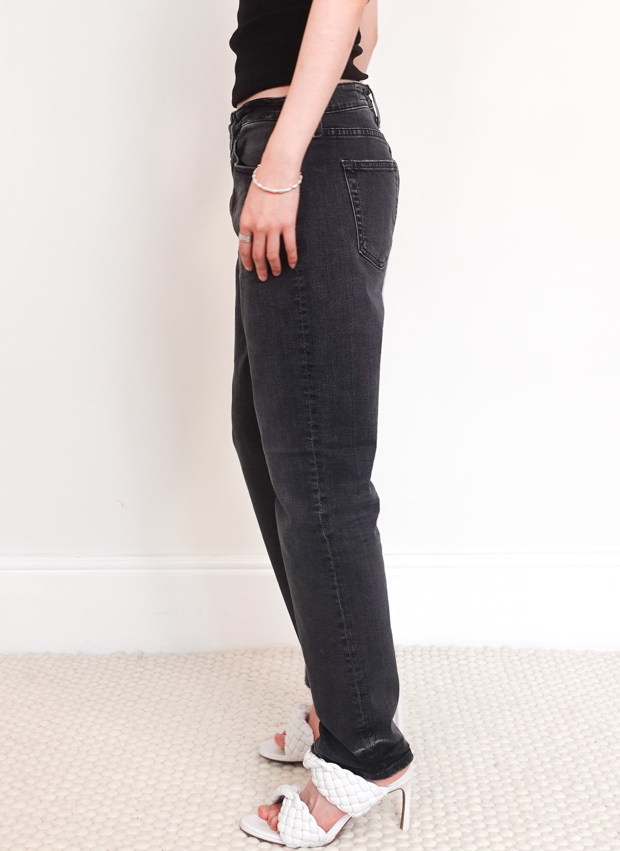 Dark wash ex-boyfriend jeans RRP £250