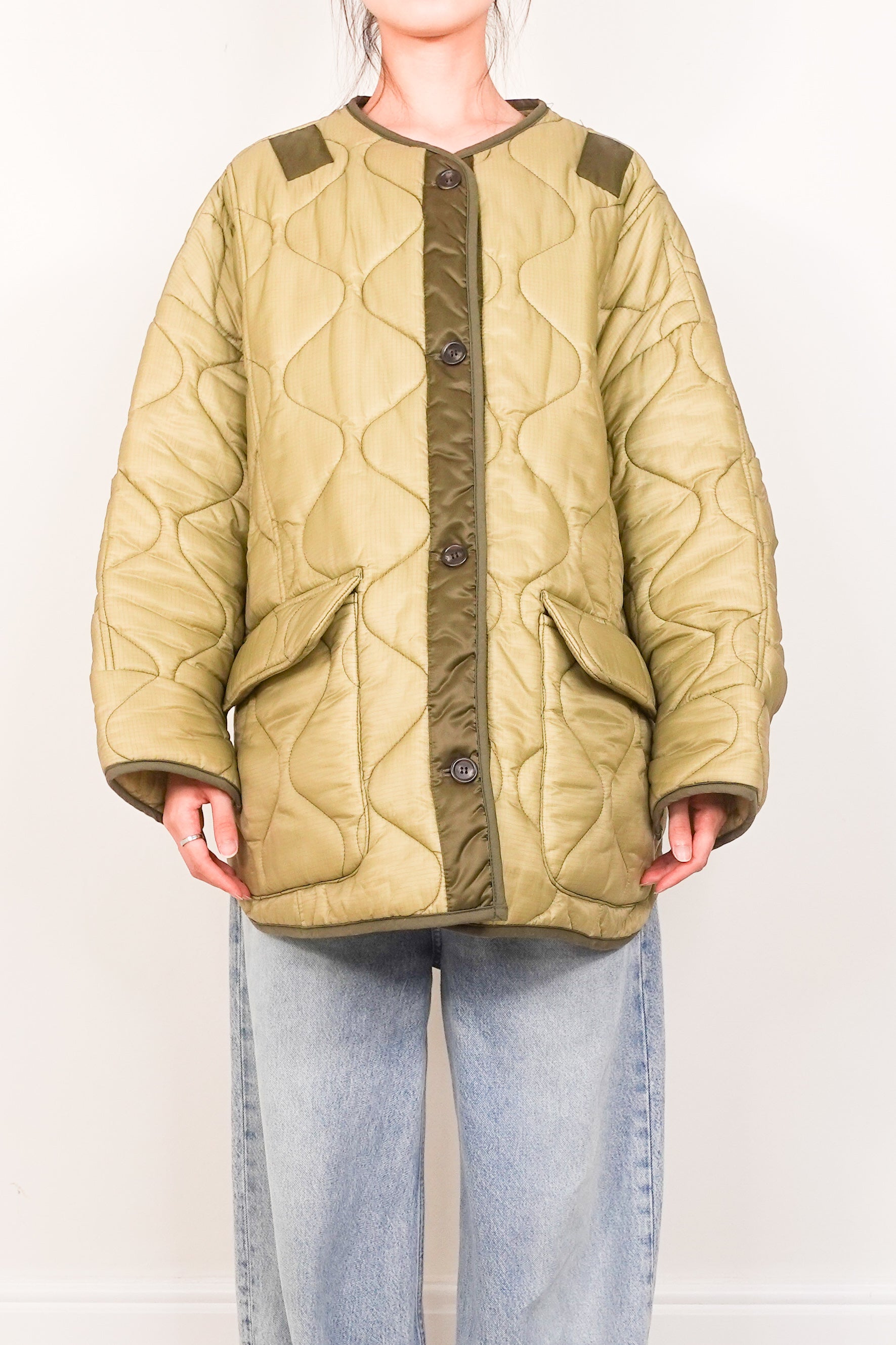 Quilted green jacket RRP £245