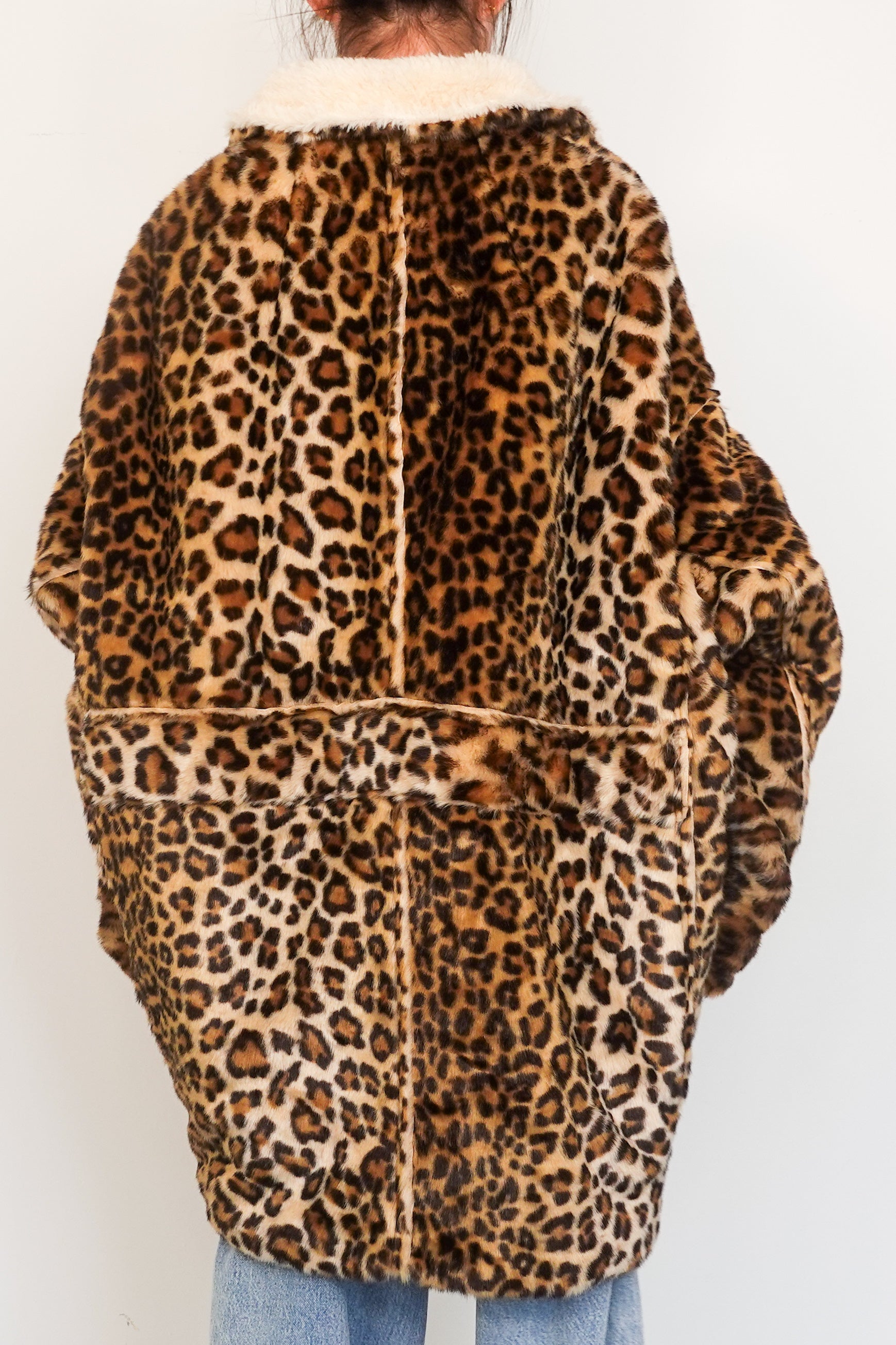 Leopard Print Faux Fur Coat RRP £1,200