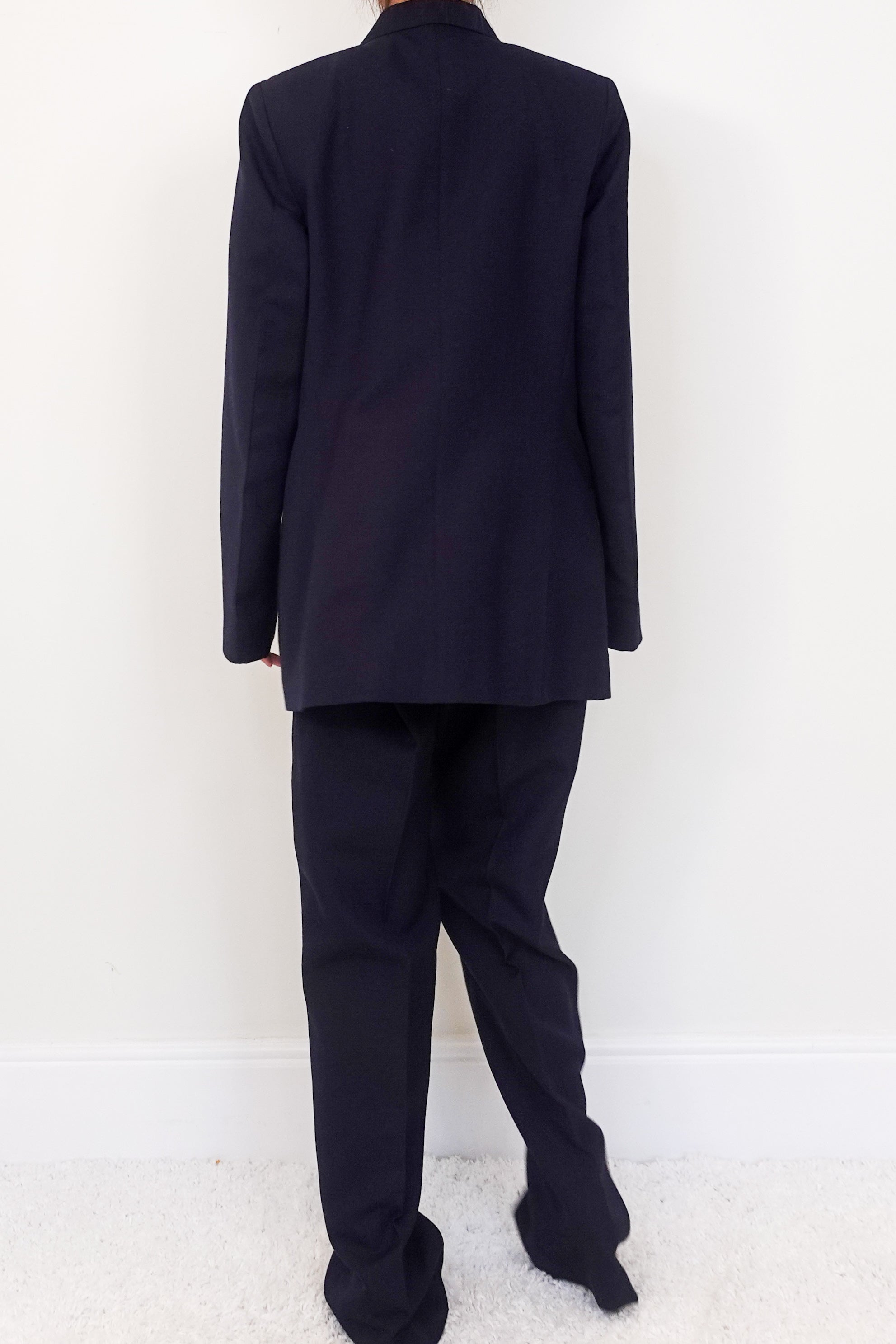 Navy wool suit RRP £1200